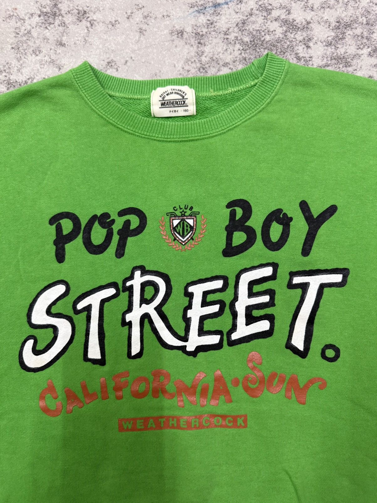Japanese Brand Vintage Weathercock Pop Boys Street Size Youth Sweathsirt Size US M / EU 48-50 / 2 - 4 Thumbnail