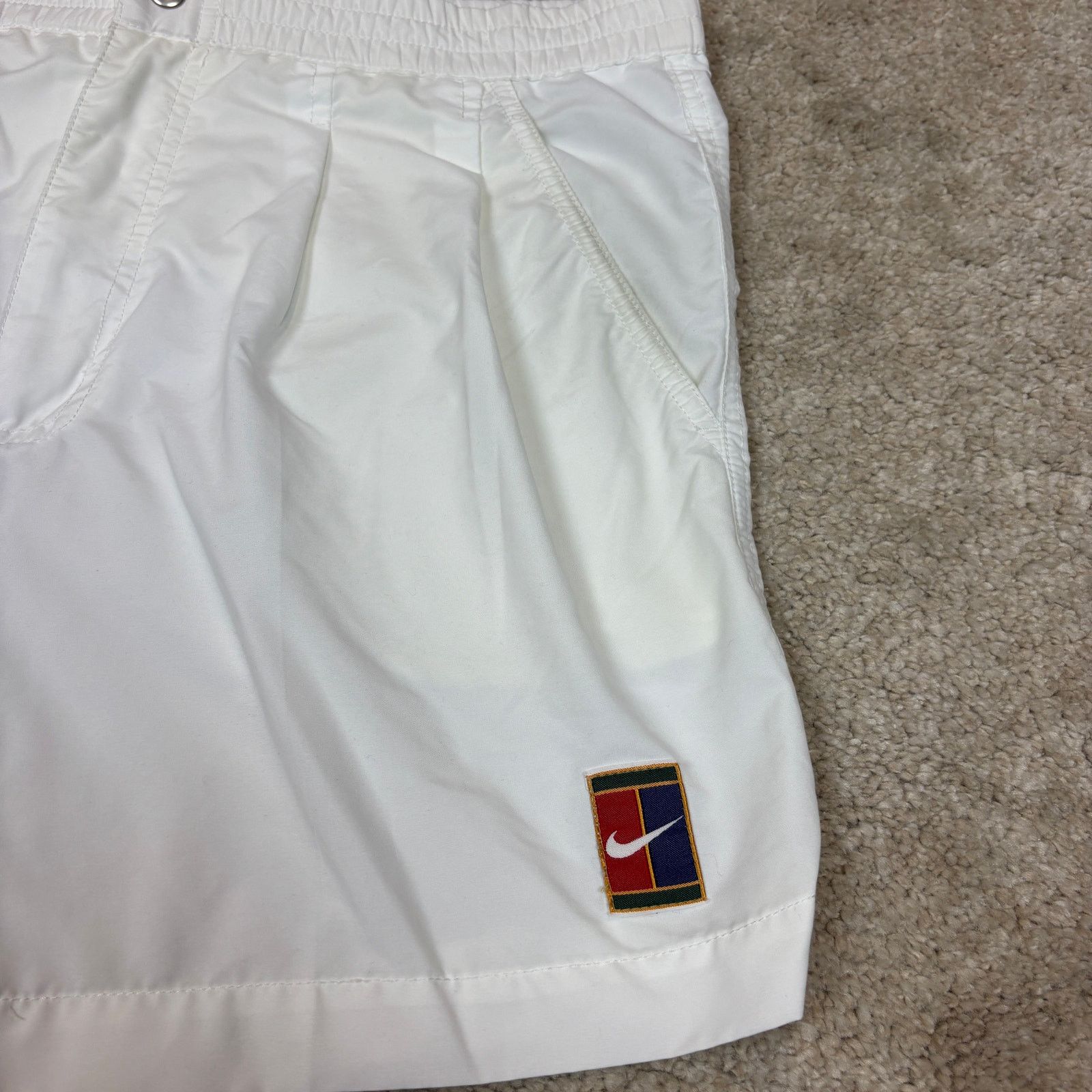 Nike VTG 90s Nike Tennis Shorts Court Classic Patch Men's 36 Size US 36 / EU 52 - 3 Thumbnail