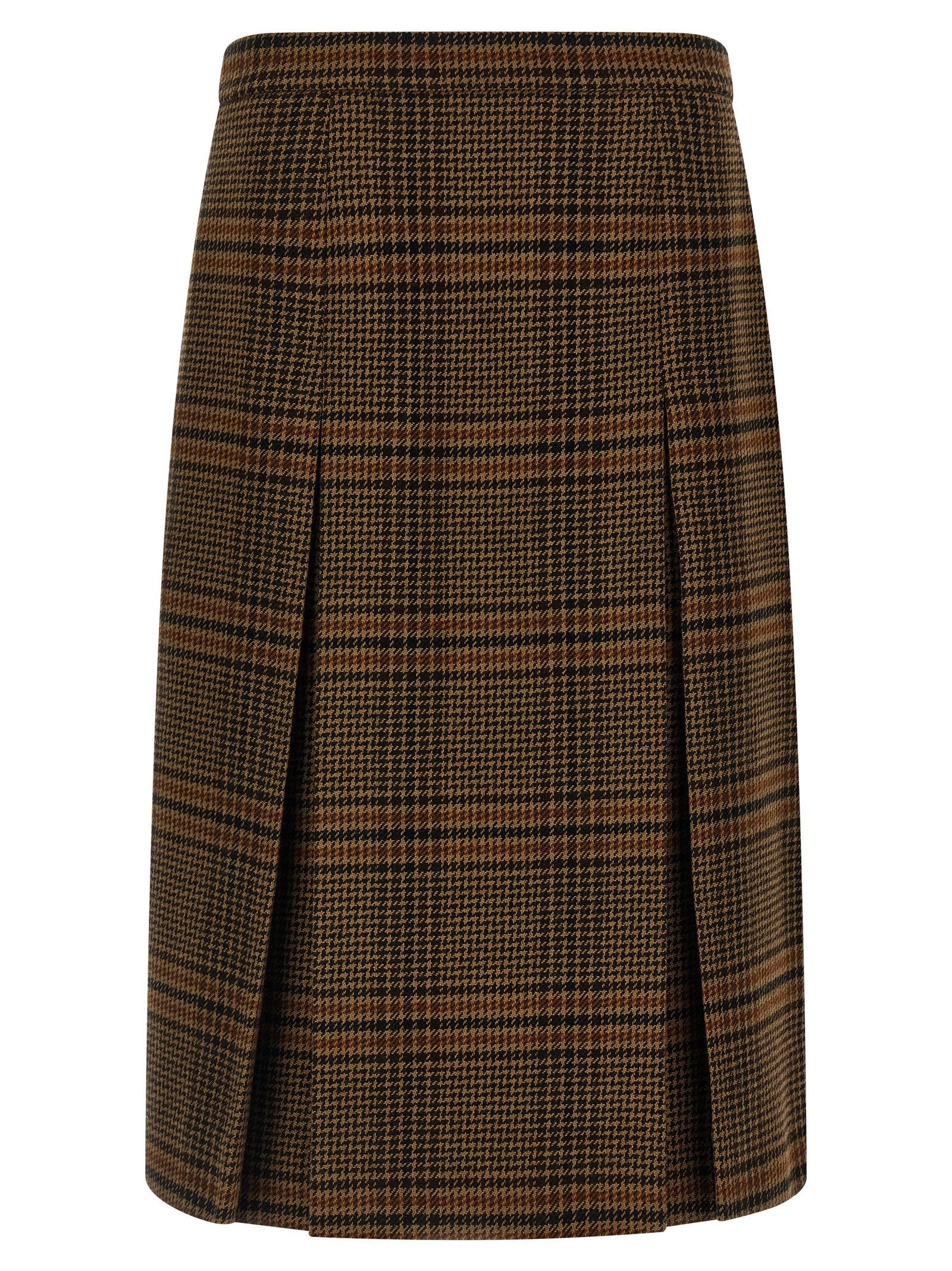 Saint Laurent Paris Prince Of Wales Skirt Size 27" / US 4 / IT 40 - 1 Thumbnail