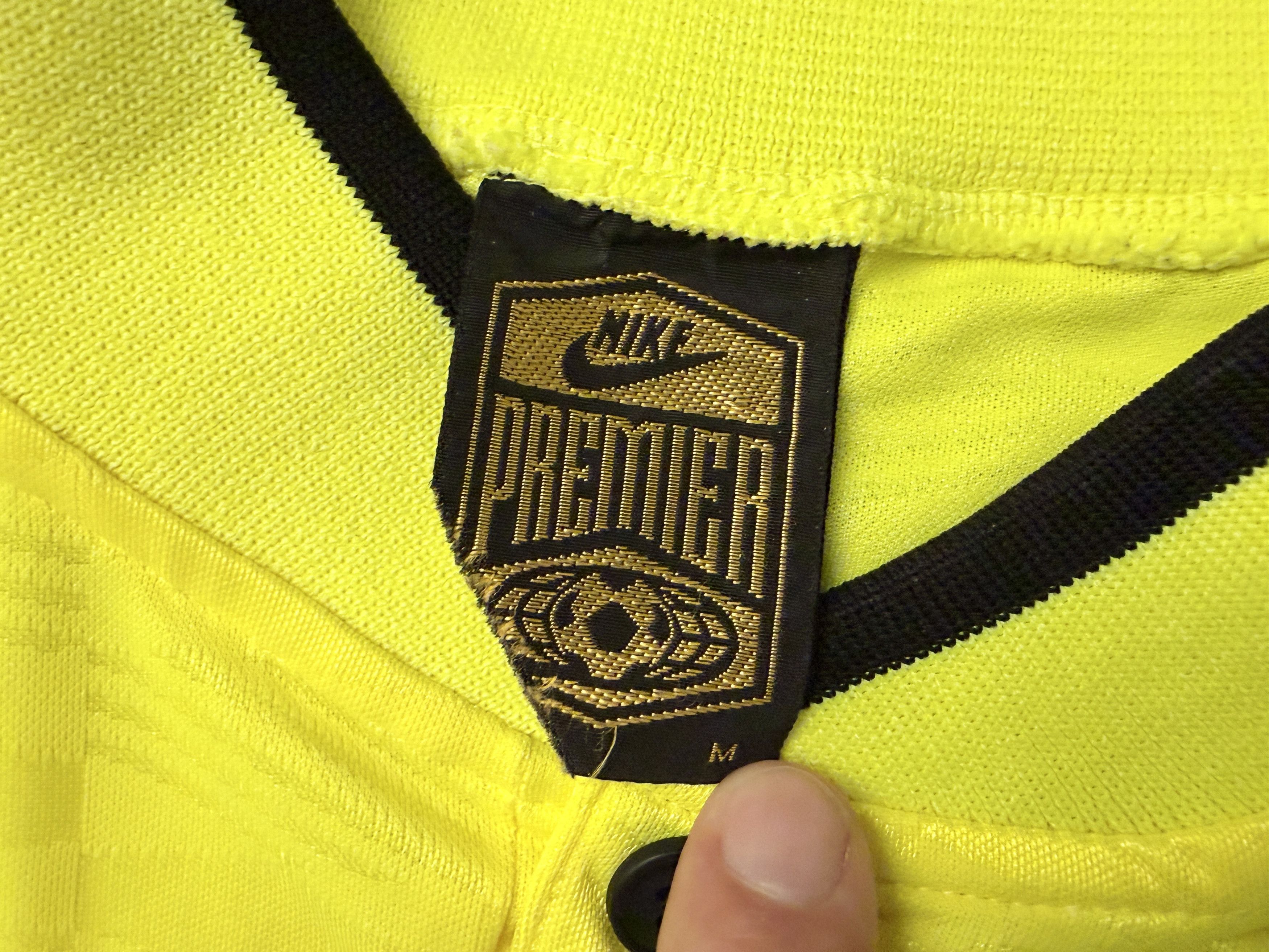 Nike Borussia Dortmund Home Jersey 1991 / 1992 LS 91/92 Size US M / EU 48-50 / 2 - 8 Thumbnail