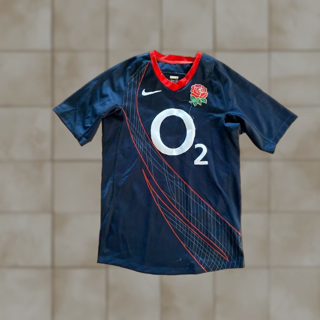 Nike Nike Mens England O2 Rugby Short Sleeve Polo Rugby Shirt Sz S Rose Shirt Size US S / EU 44-46 / 1 - 1 Thumbnail