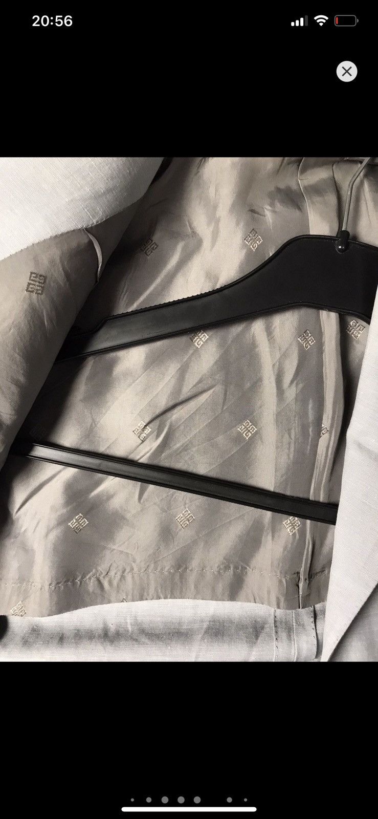 Givenchy Givenchy Gentleman Lana Lino luxury suit Size 50R - 13 Thumbnail