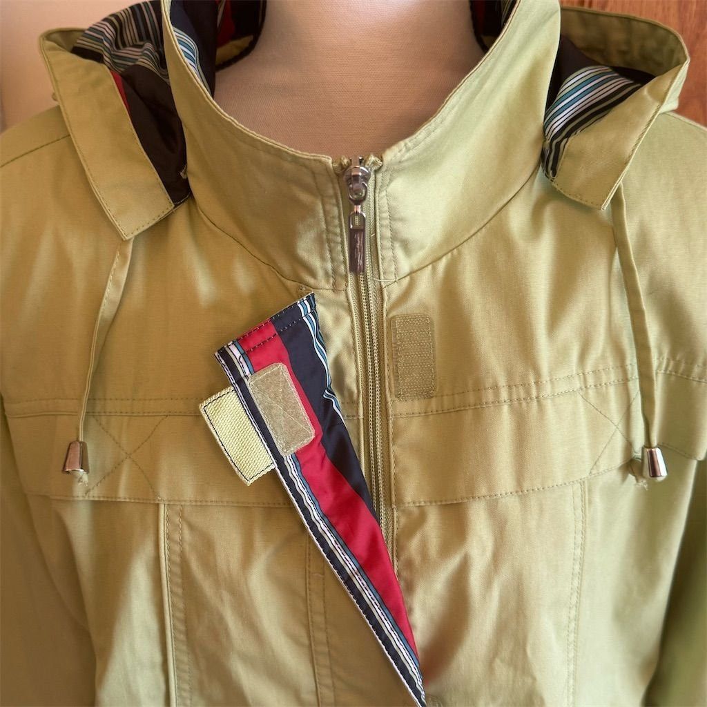 Mackintosh Mackintosh Women's Green Spring Jacket Large Removable Hood Size L / US 10 / IT 46 - 2 Thumbnail