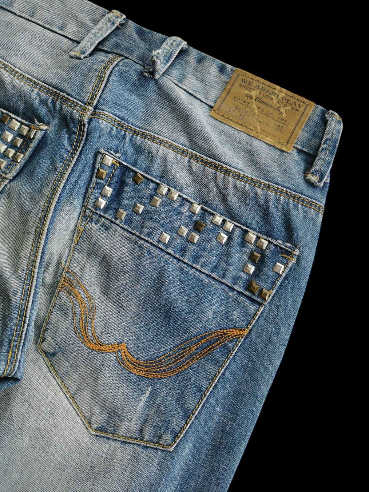 Replay We Are Replay Studd Patchwork Slim Jeans Size US 28 / EU 44 - 3 Thumbnail