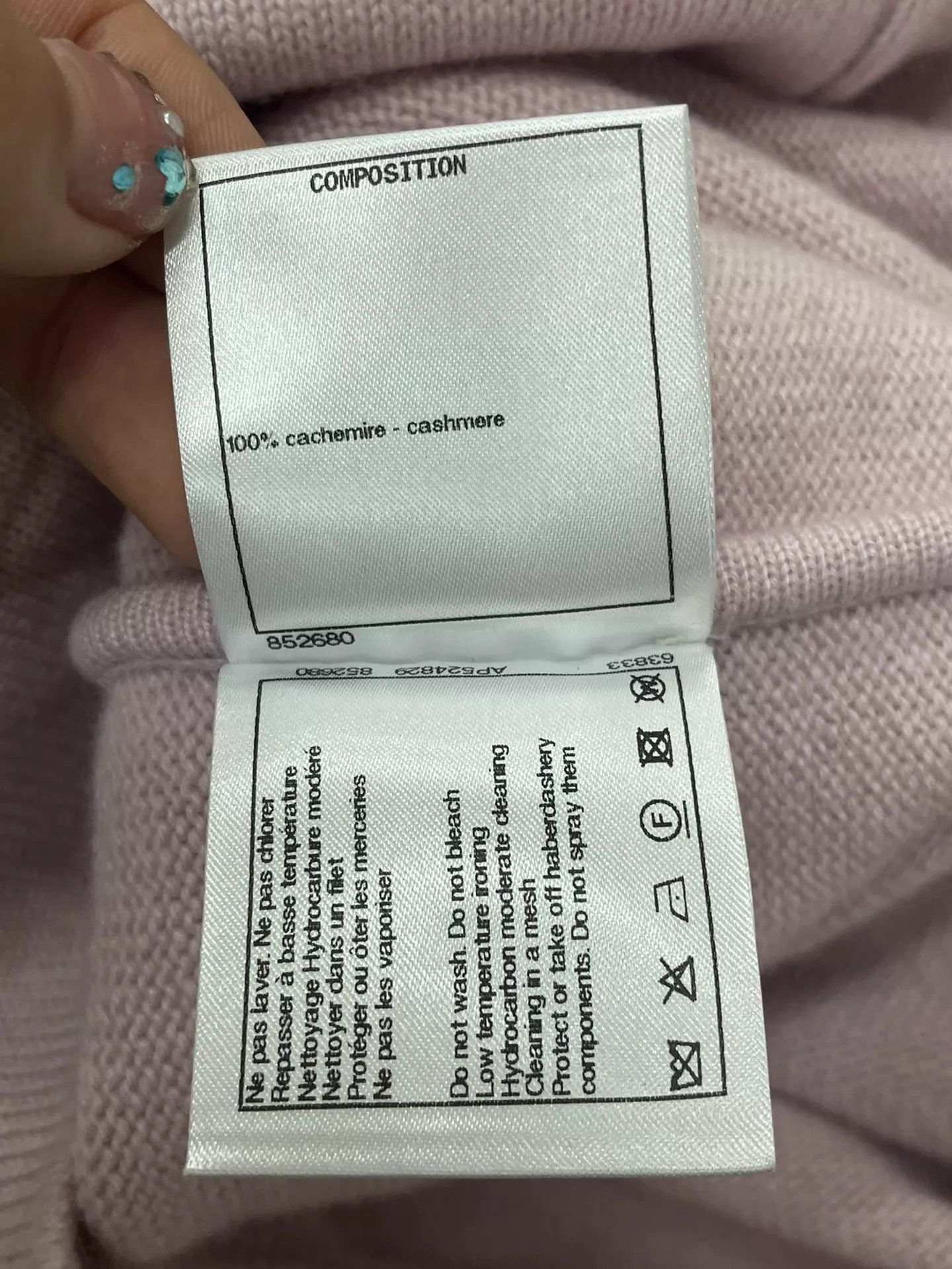 Chanel Chanel Sakura Pink Cashmere Knit Cardigan Dress 40 Unique Size M / US 6-8 / IT 42-44 - 6 Thumbnail