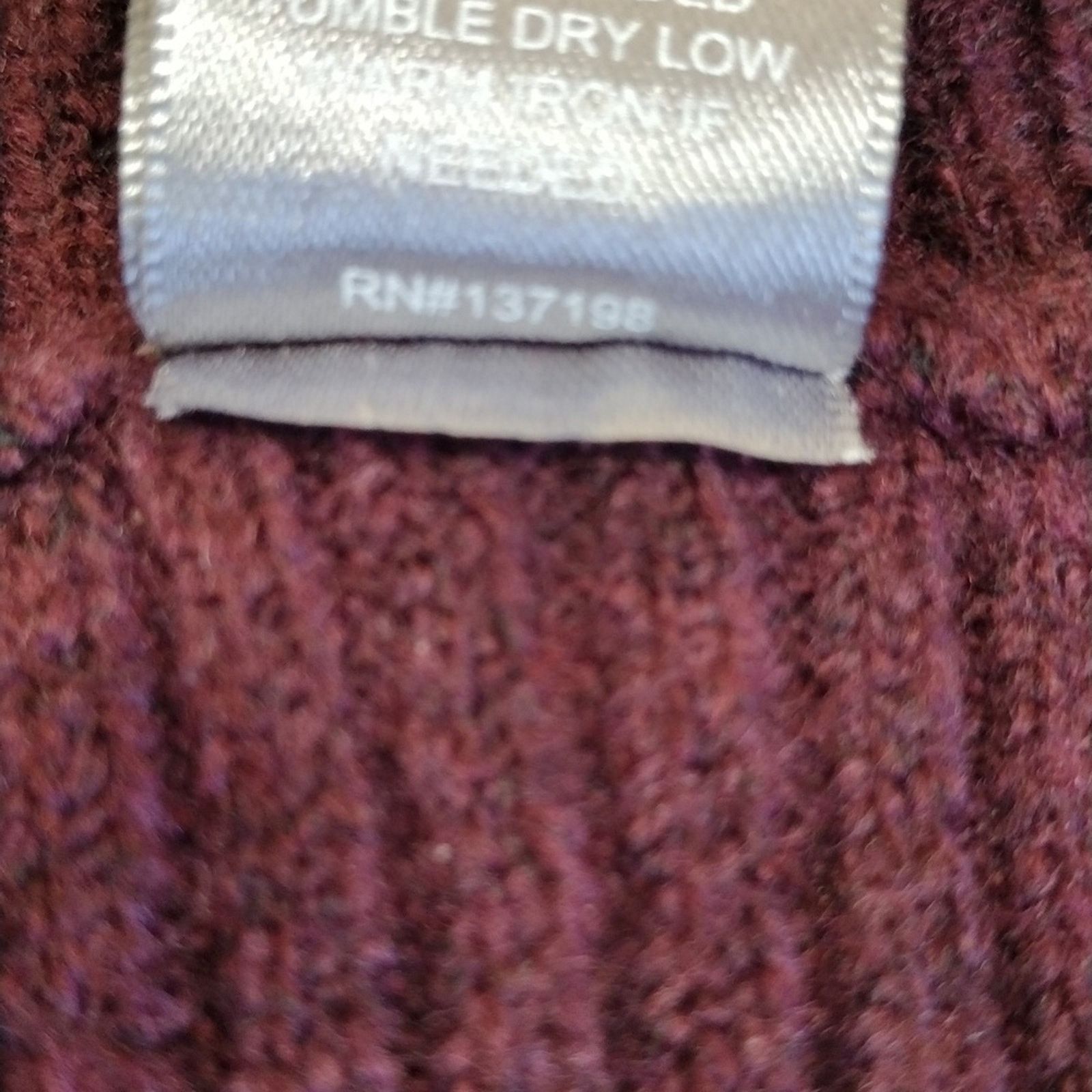 Other Marled RC Stretchy Women's Purple Long Sleeve Sweater Dress Size M / US 6-8 / IT 42-44 - 6 Thumbnail