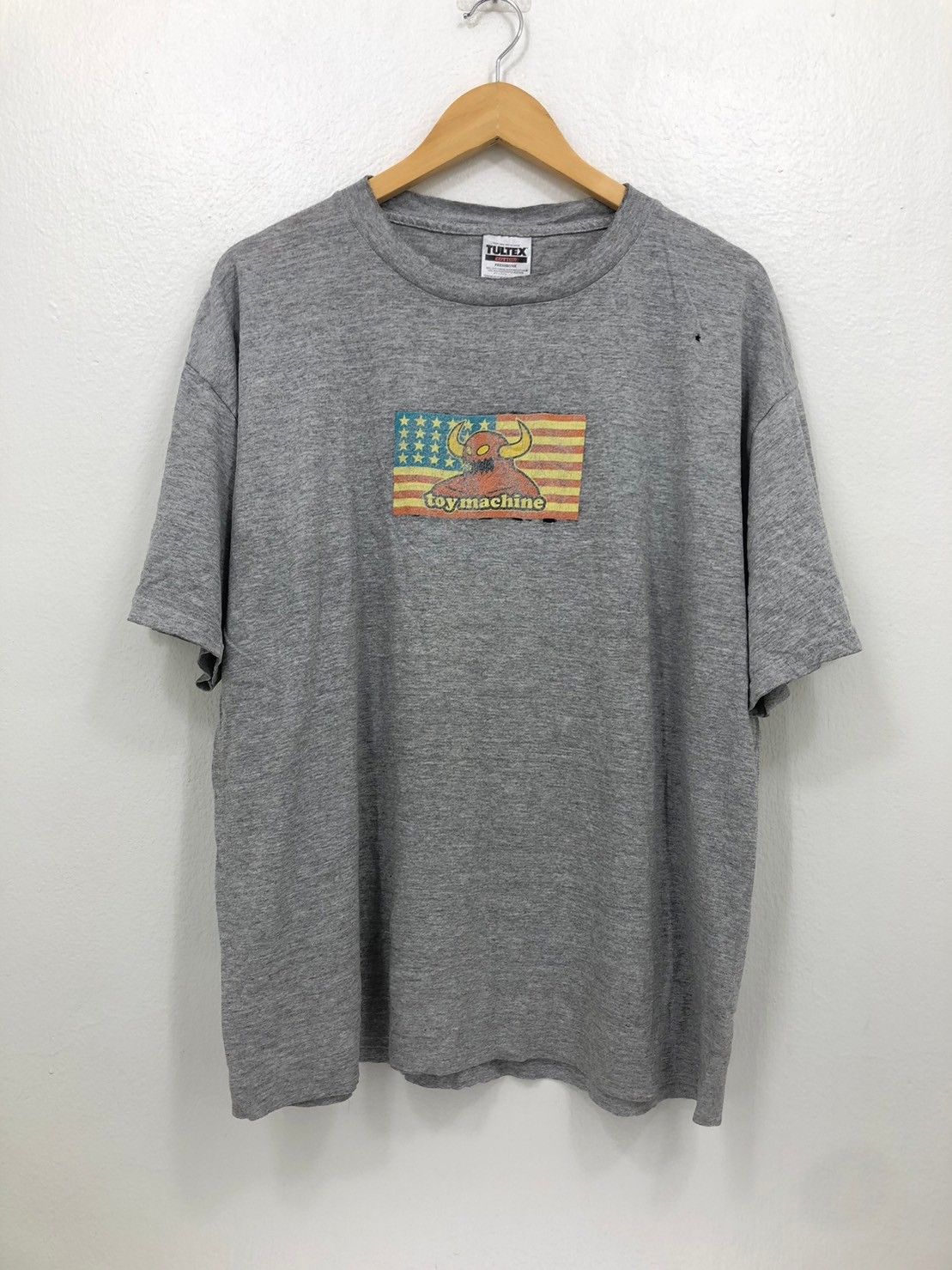 Toy Machine × Vintage Vintage 90's Toy Machine shirt Skateboards Monster Flag BN Size US XL / EU 56 / 4 - 2 Thumbnail