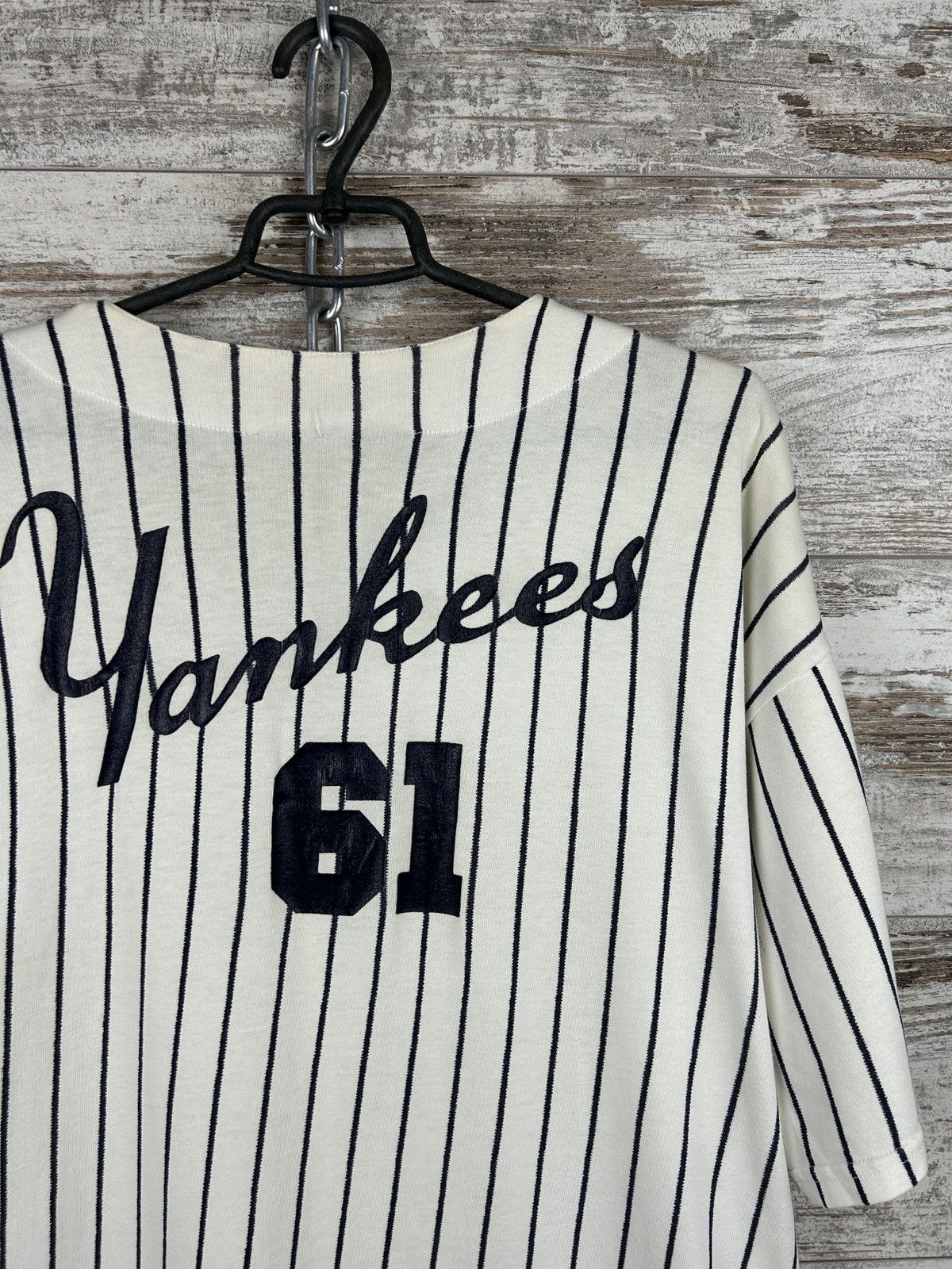 New York Yankees Mens Vintage New York Yankees Jersey T-shirt tee streetwear Size US XL / EU 56 / 4 - 14 Thumbnail