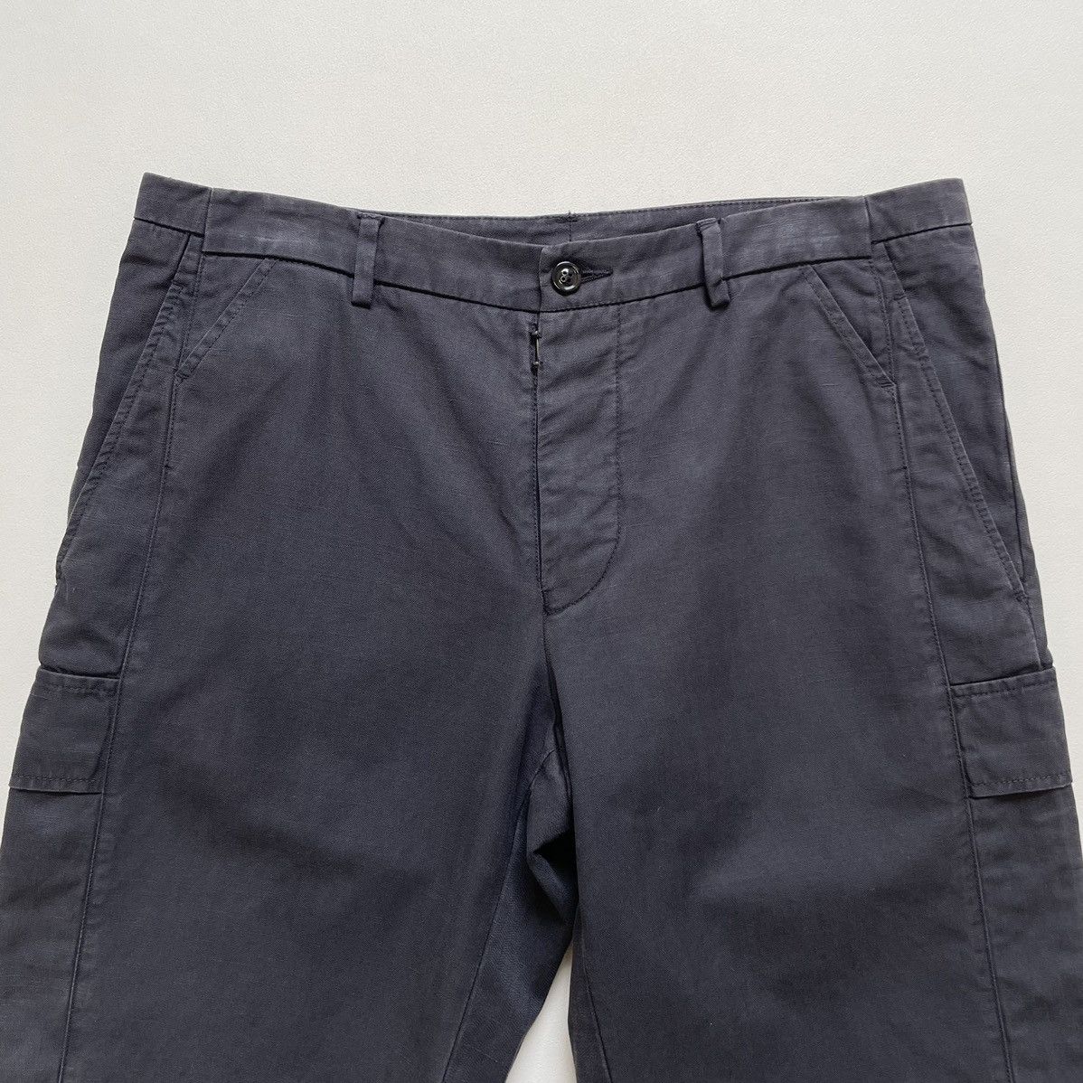 Maison Margiela S/S 12 Washed Grey Reworked Shorts Size US 32 / EU 48 - 2 Thumbnail