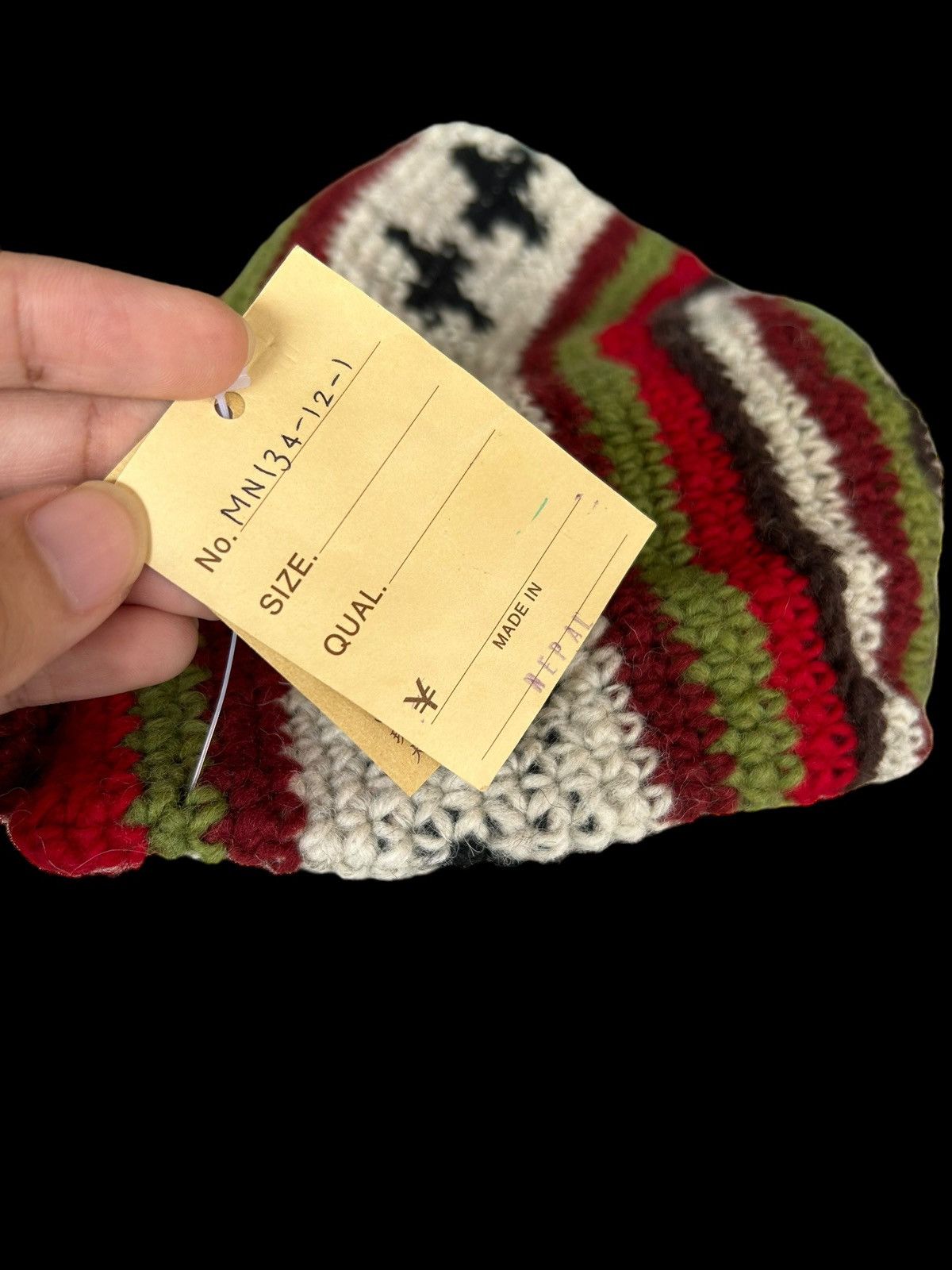 Japanese Brand × Kapital × Vintage Atara Crochet Knitted Hats Rare ☠️☠️ Size ONE SIZE - 5 Thumbnail
