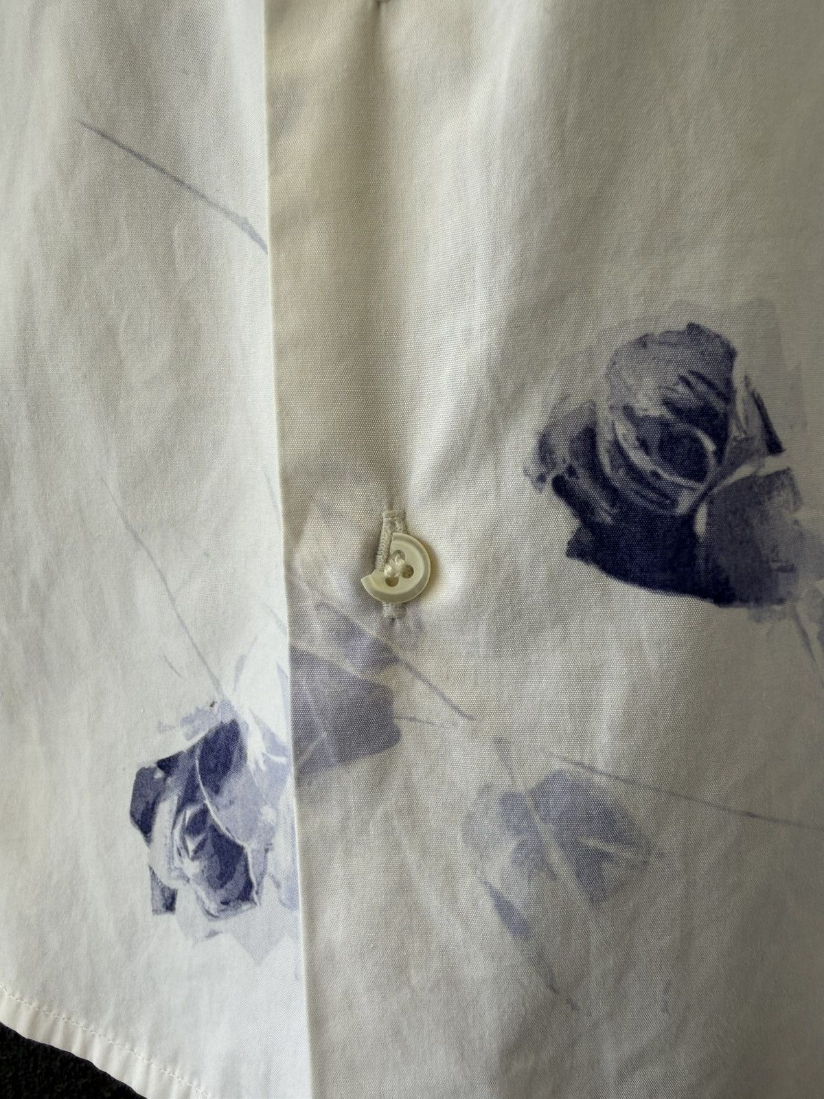 agnes b. RARE Vintage agnès b. HOMME Paris Purple Rose Print Size US S / EU 44-46 / 1 - 6 Thumbnail