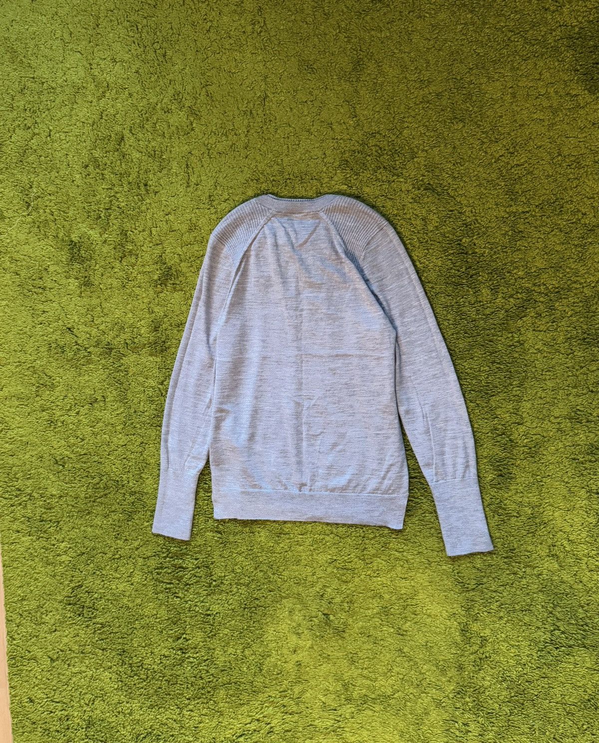 Burberry × Designer Burberry 100% wool grey nova check sweater Size M / US 6-8 / IT 42-44 - 13 Thumbnail