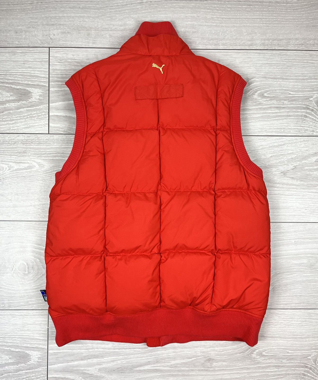 Puma Puma Italia 2002 Red Soccer Team Puffer Vest Jacket Size US M / EU 48-50 / 2 - 2 Thumbnail