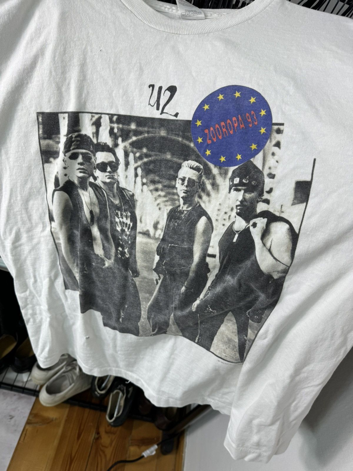 Band Tees × Vintage Vintage U2 Zooropa 1993 Europe Tour Single Stitch XL 90s Size US XL / EU 56 / 4 - 8 Thumbnail