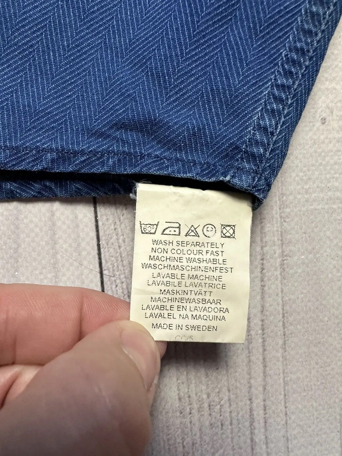 Burberry Vintage Burberry's shirt blue denim plaid size XL logo Size US XL / EU 56 / 4 - 7 Thumbnail