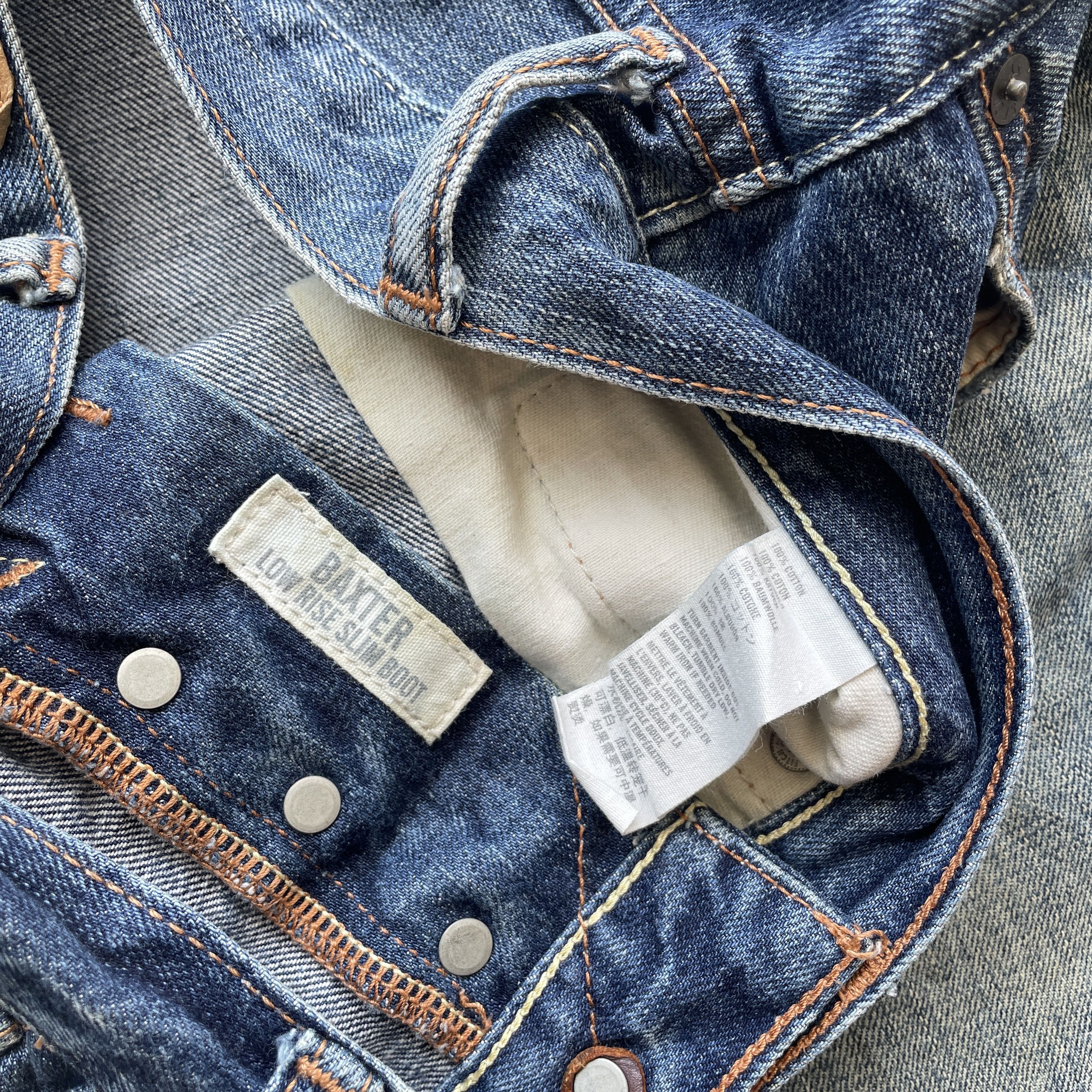 Abercrombie & Fitch W32 VINTAGE A&F DISTRESSED FLARE JEANS BOOTCUT DENIM PANTS Size US 32 / EU 48 - 8 Thumbnail