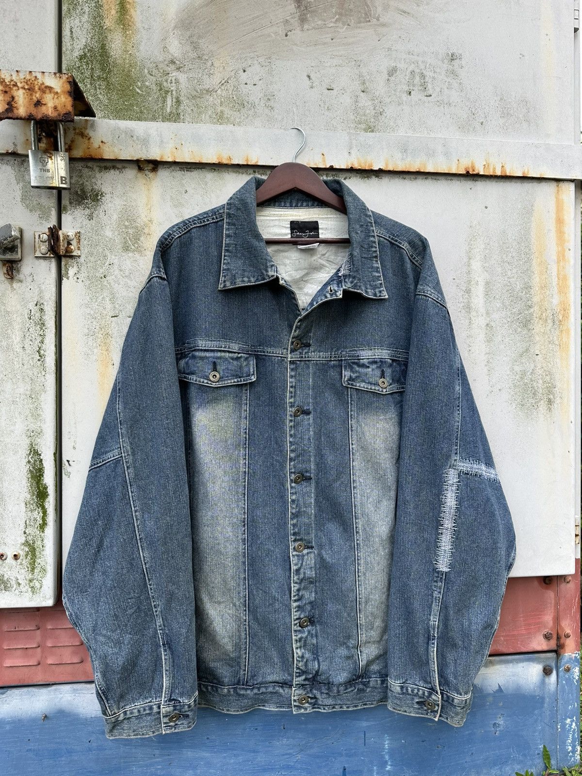 Sean John 👹Vintage Sean John Oversized Trucker Jacket Size US XXL / EU 58 / 5 - 3 Thumbnail