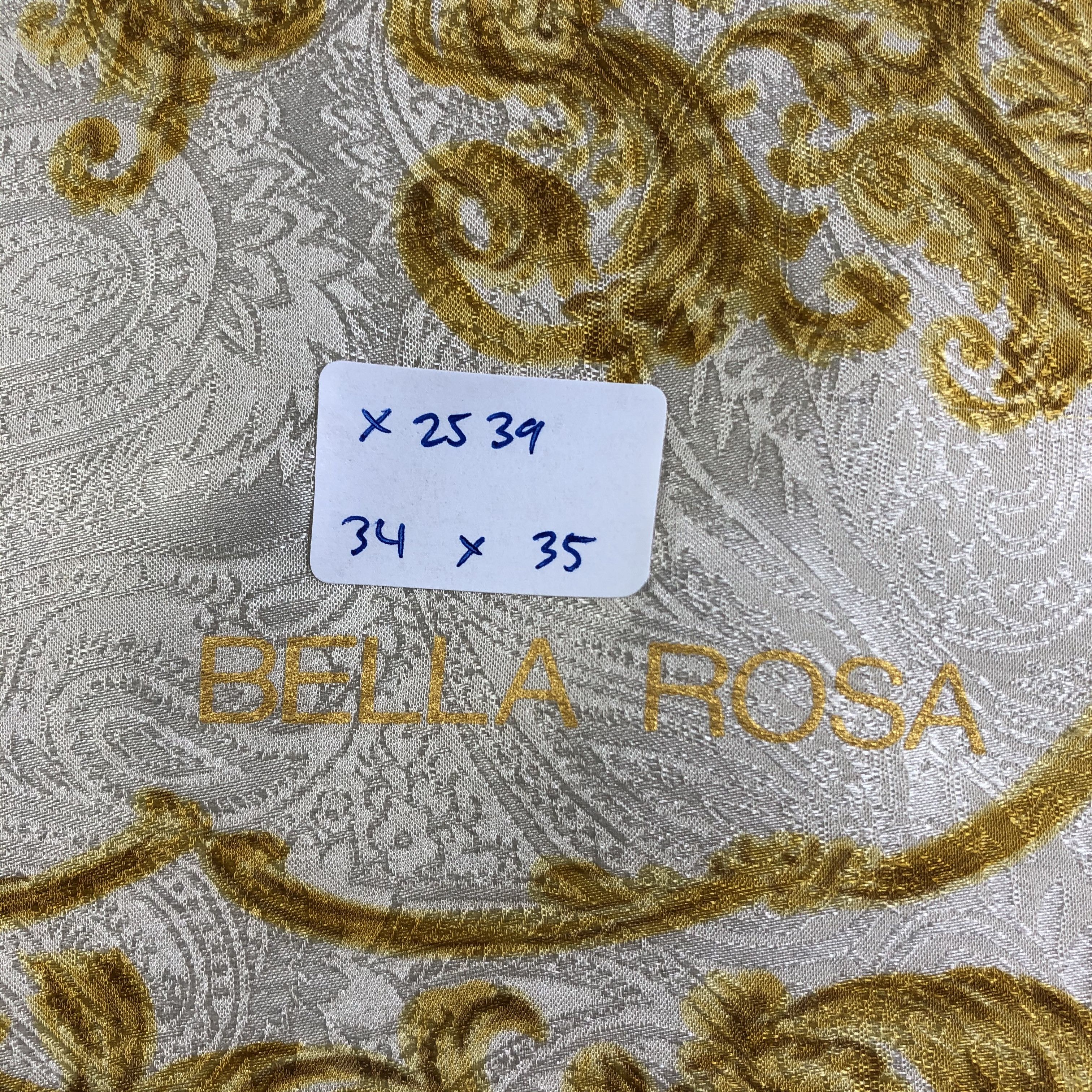 Vintage Vintage Bella Rosa Silk Scarf Size ONE SIZE - 6 Thumbnail