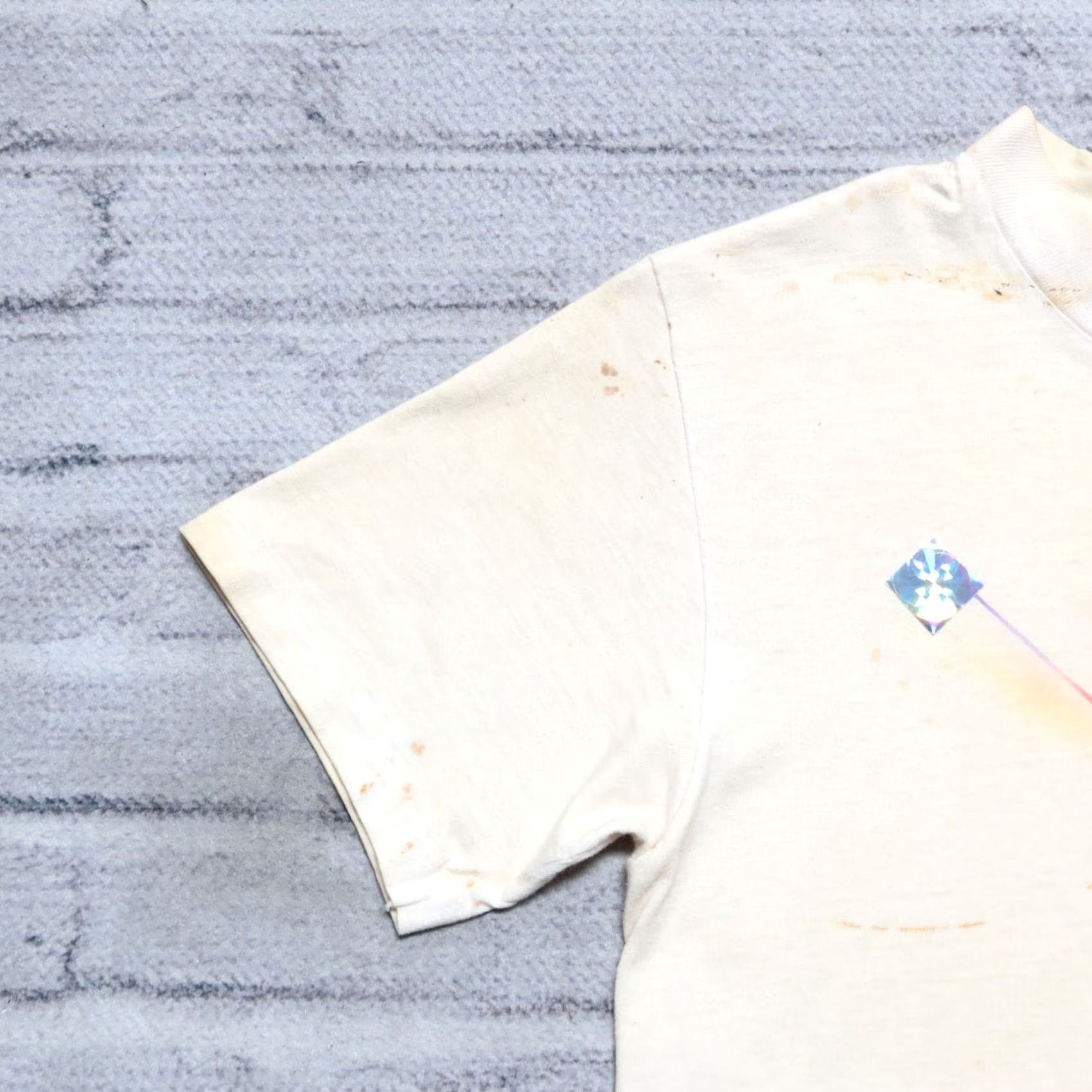 Hanes VINTAGE Grateful Dead Skeleton Shirt Men M White 70s Short Sleeve T-Shirt Hanes Size US M / EU 48-50 / 2 - 6 Thumbnail