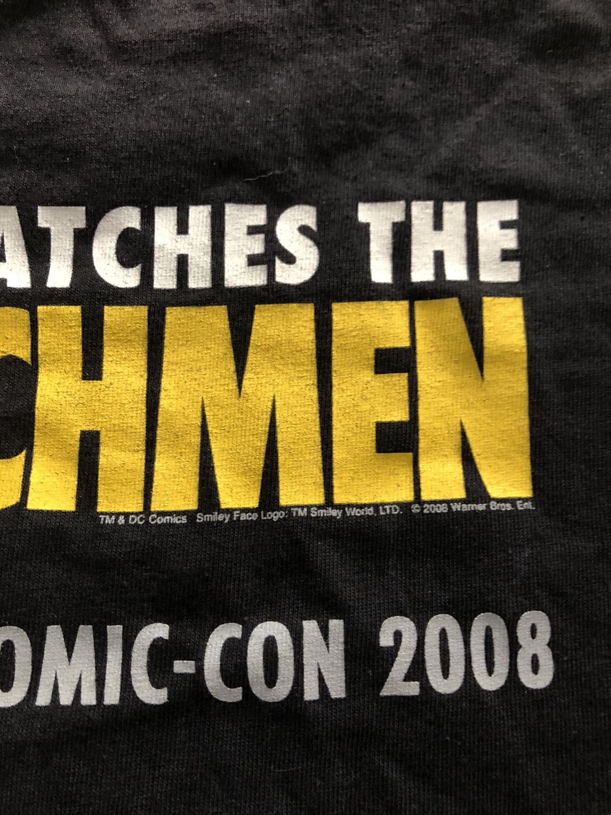 DC Comics × Warner Bros Vintage promo Movie watchmen 2008 smiley face logo Size US M / EU 48-50 / 2 - 4 Thumbnail