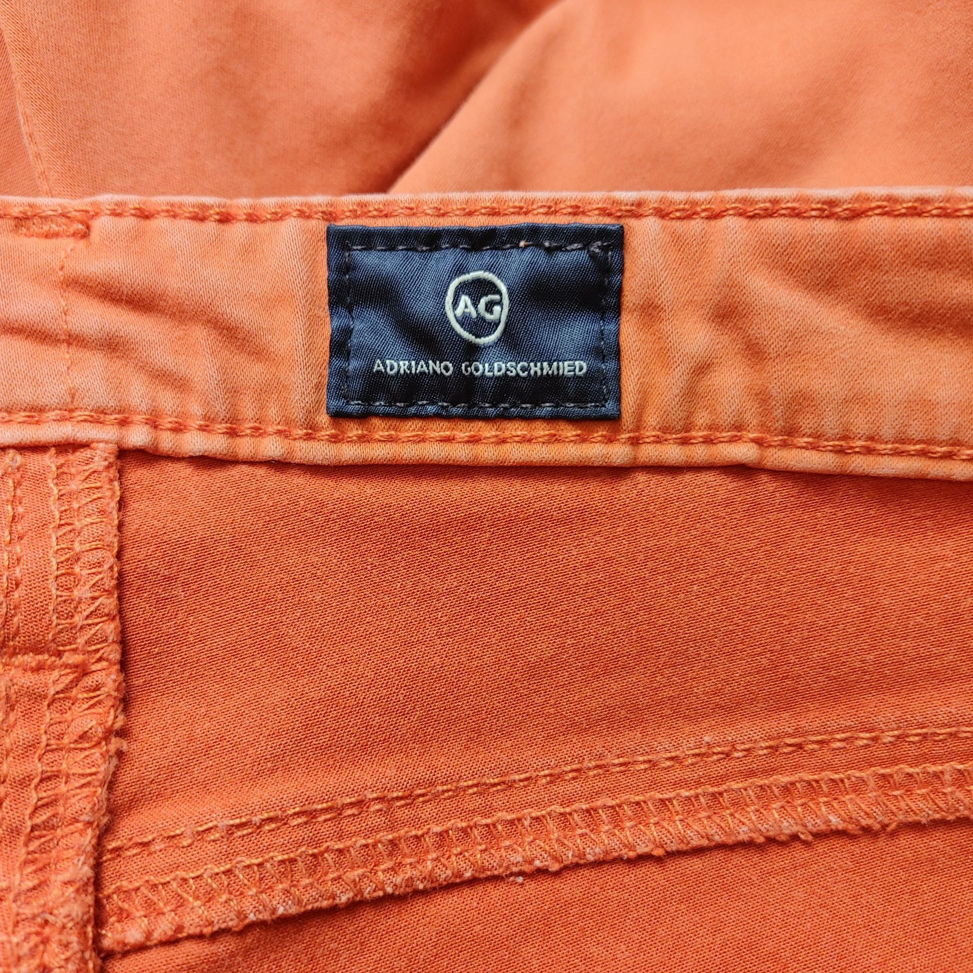 Other AG | Adriano Goldschmied Women's Orange Denim Mid Rise Skinn Size 27" / US 4 / IT 40 - 3 Thumbnail