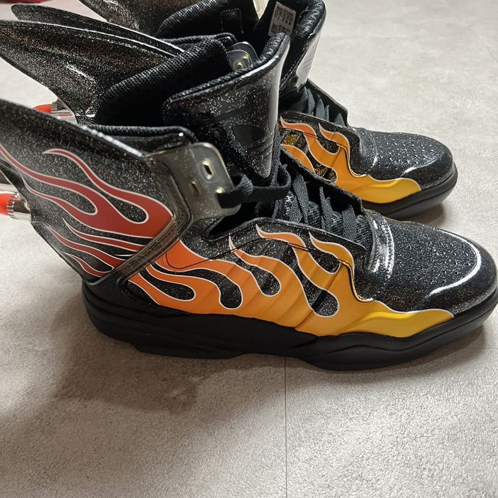 jeremy scott adidas flames