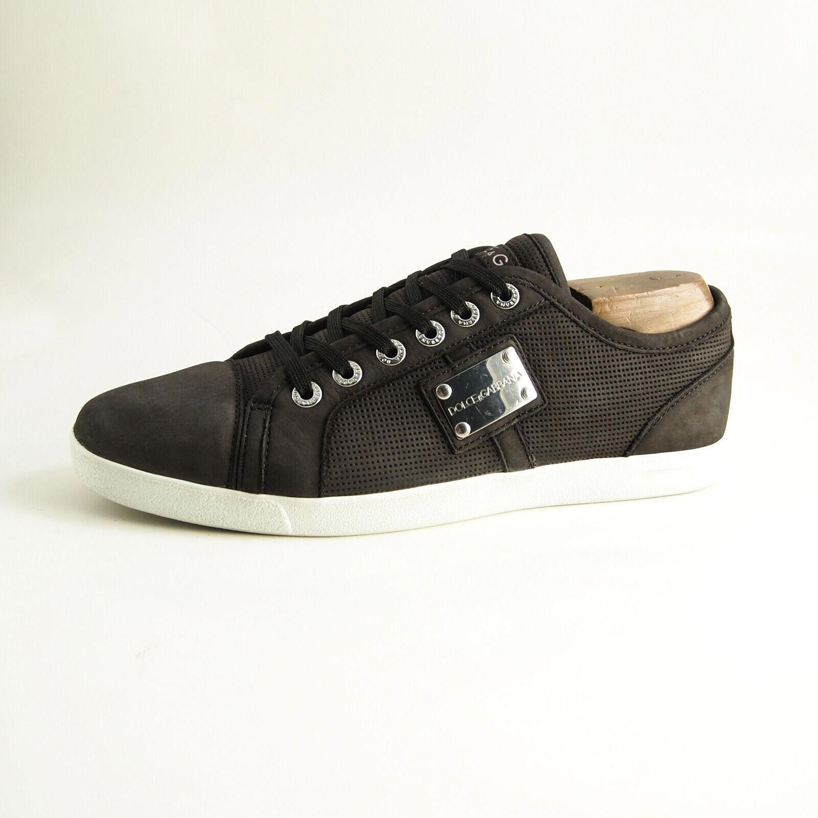 Dolce & Gabbana Dolce Gabbana Low Top Sneakers Brown Suede US 9.5 EU 42.5 Size US 9.5 / EU 42-43 - 2 Thumbnail