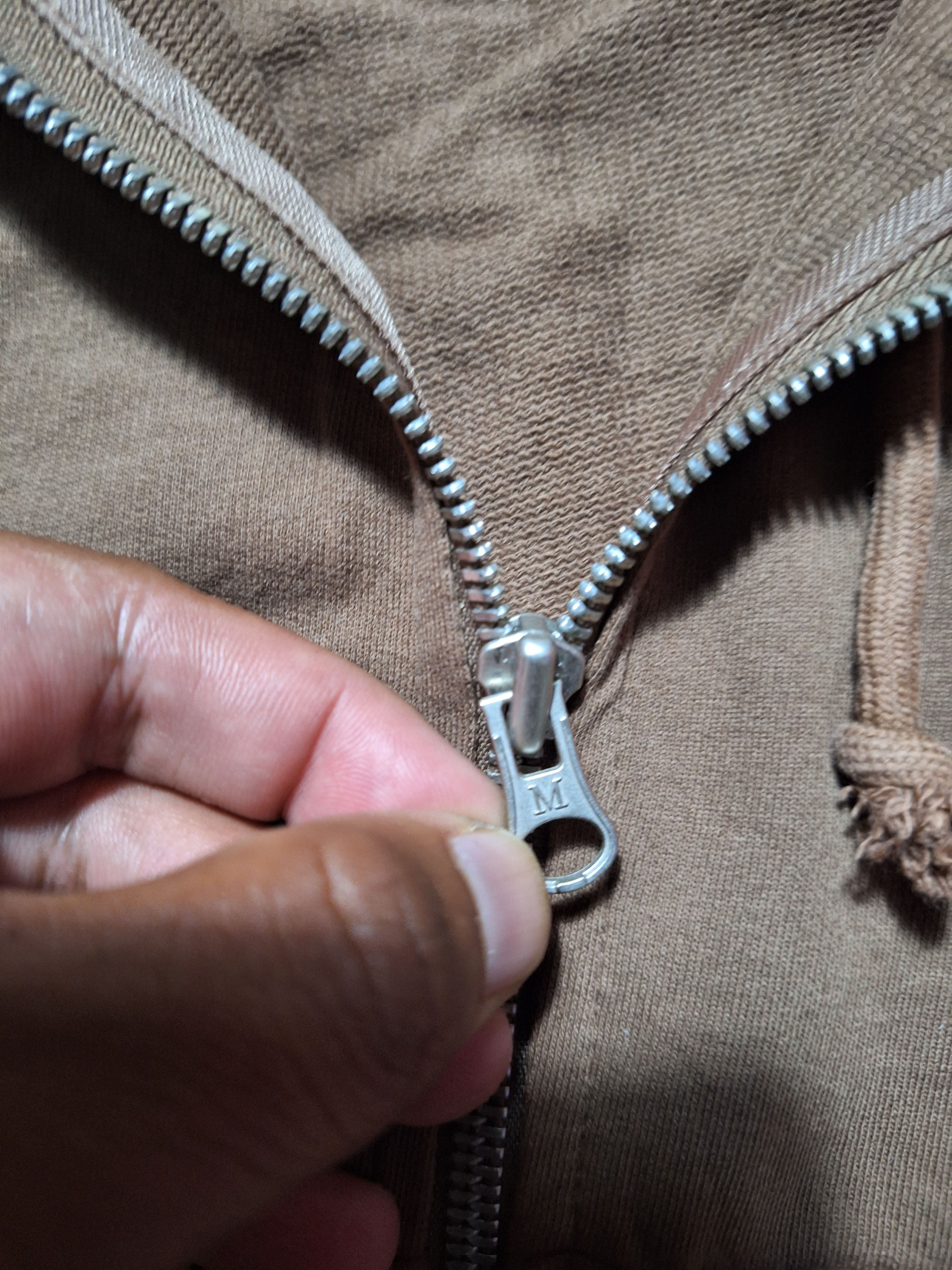 Matin Kim MATIN KIM STRING DETAIL CROP HOODY ZIP UP IN GREY Size M / US 6-8 / IT 42-44 - 6 Thumbnail