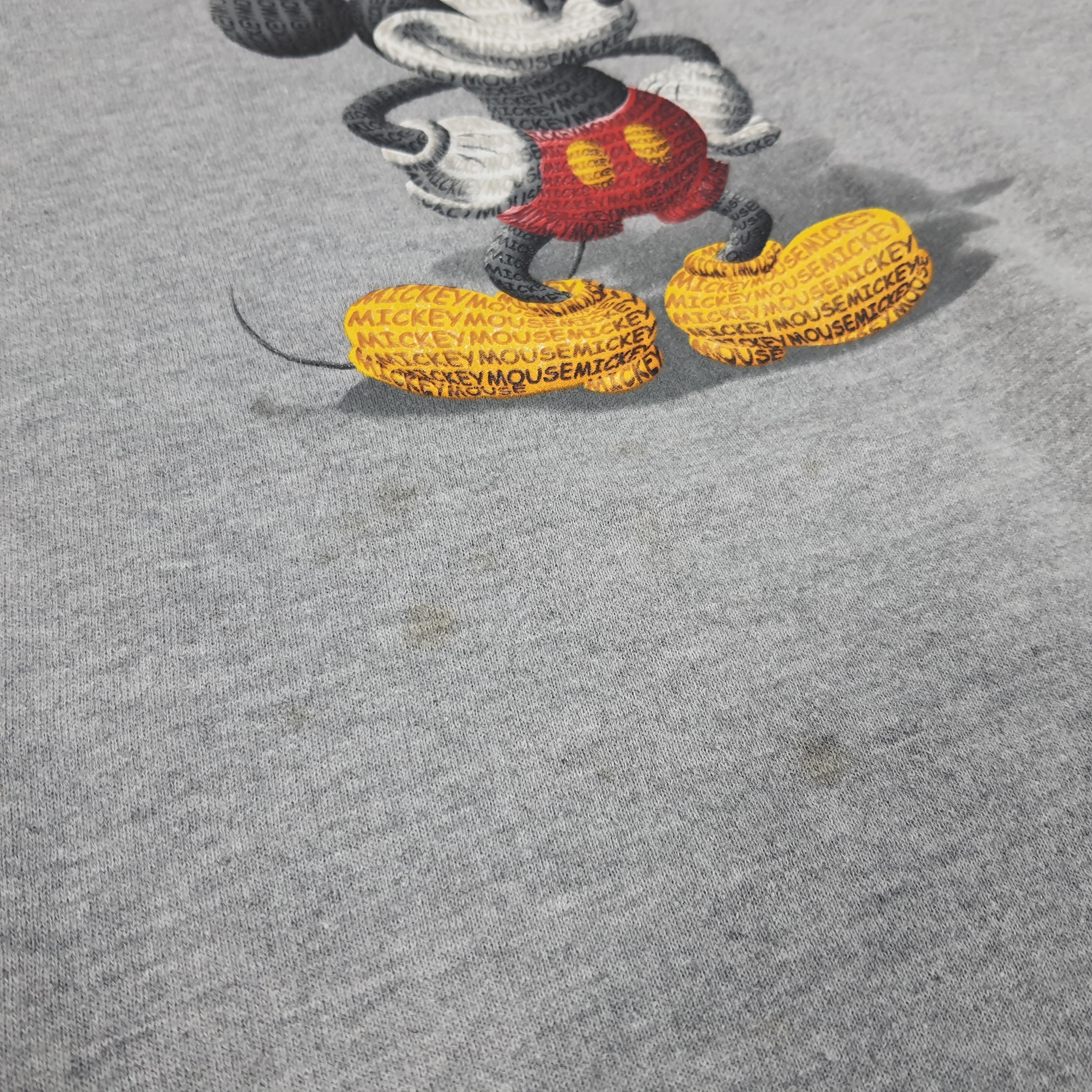 Disney × Mickey Mouse × Vintage Vintage Disney Mickey Mouse Monogram Sweatshirt Size US XXL / EU 58 / 5 - 10 Thumbnail