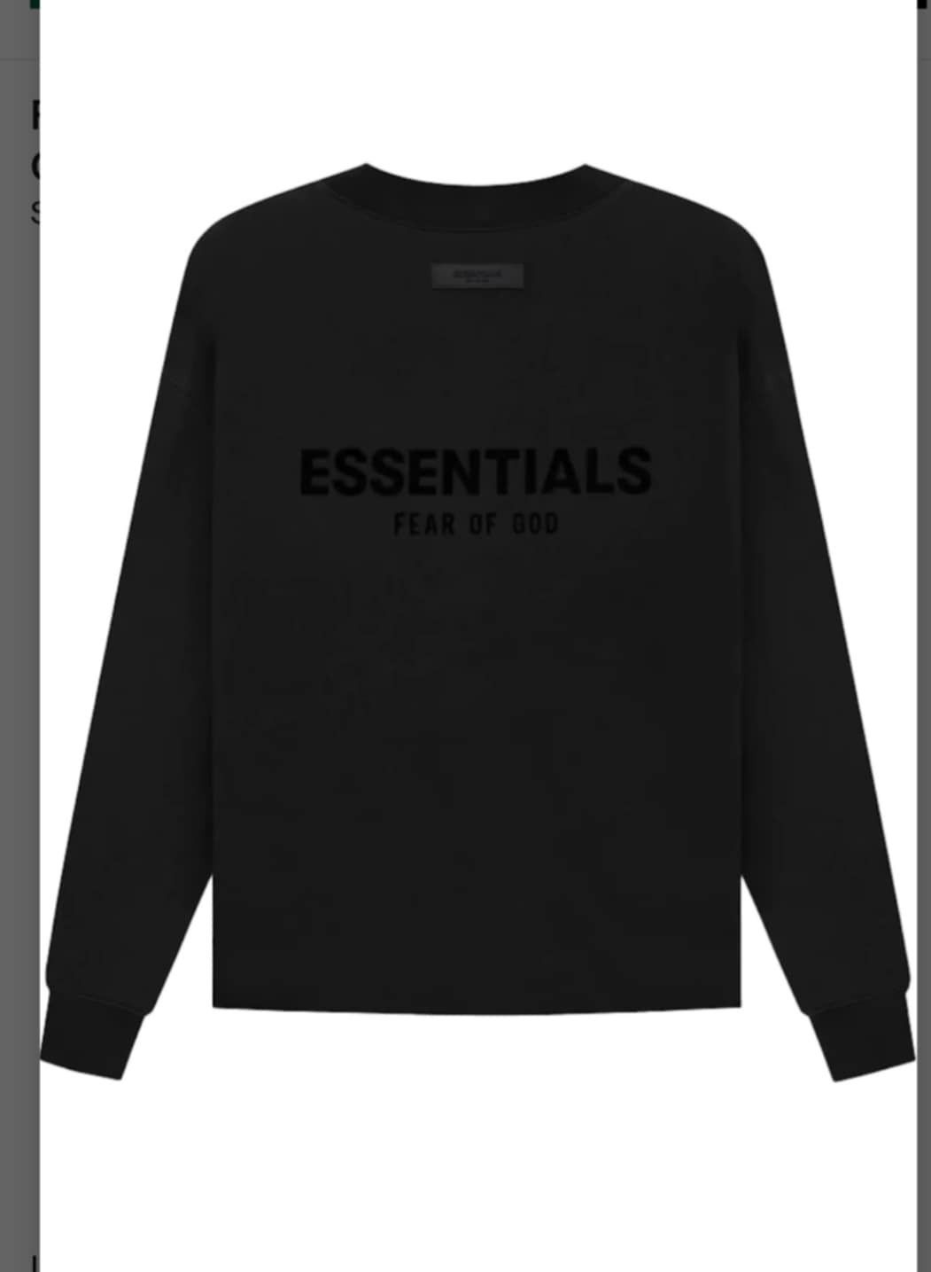Fear of God sz L Fear of God Essentials Relaxed Crewneck Stretch Limo Size US L / EU 52-54 / 3 - 1 Thumbnail