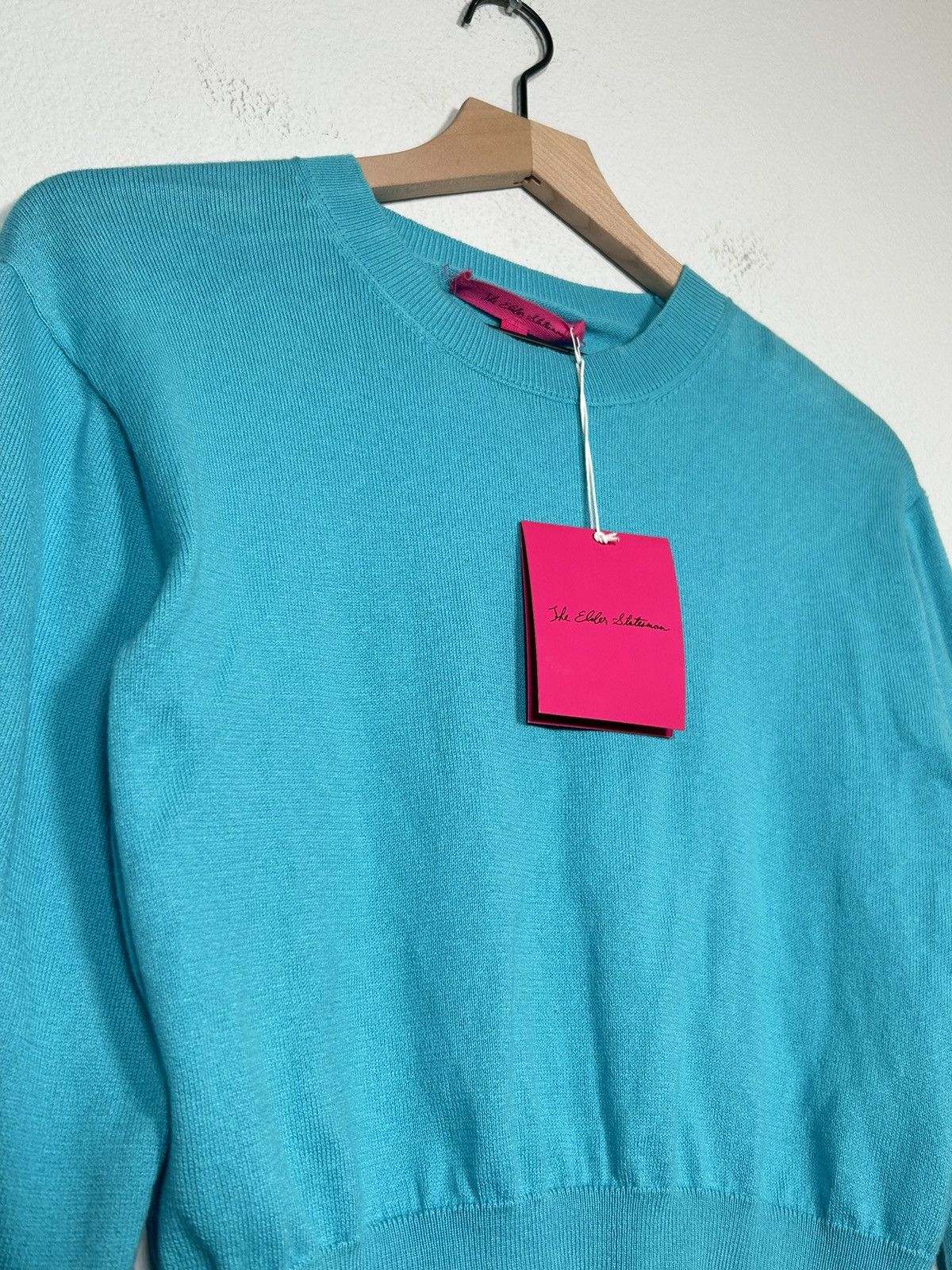 The Elder Statesman NWT! Cropped Wide Fit Sweater Size US XS / EU 42 / 0 - 2 Thumbnail