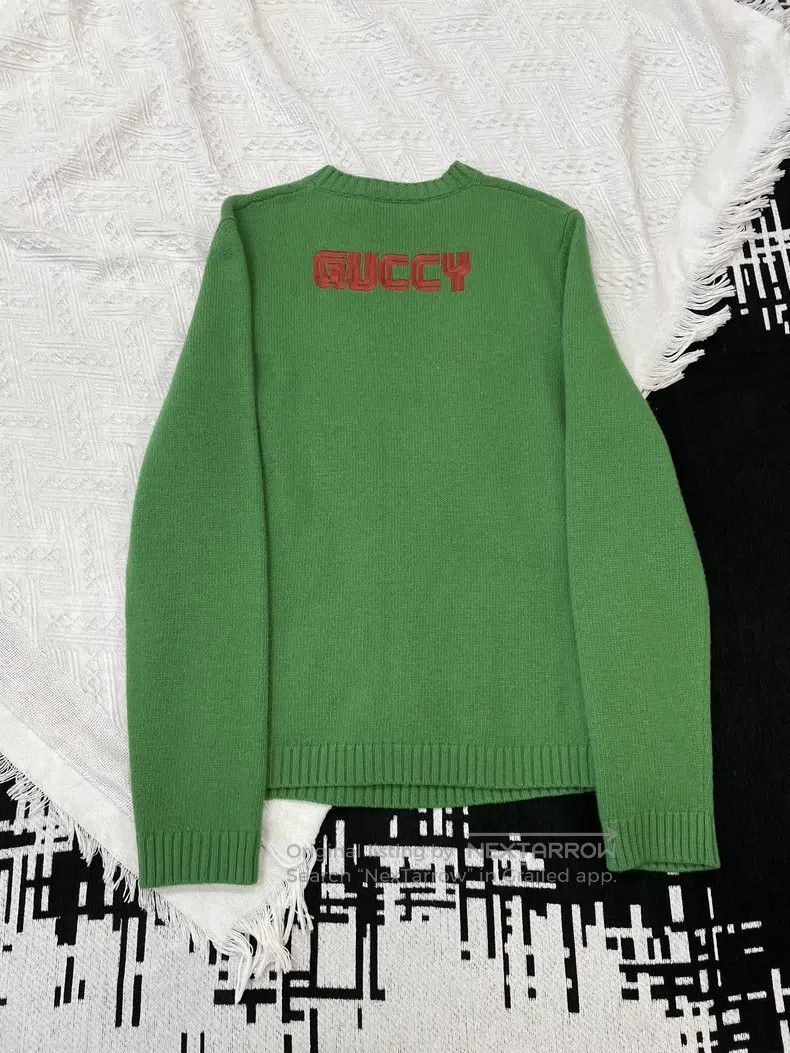 Gucci Gucci Green Rabbit Brother Sweater Knitwear sweater Size US M / EU 48-50 / 2 - 3 Thumbnail