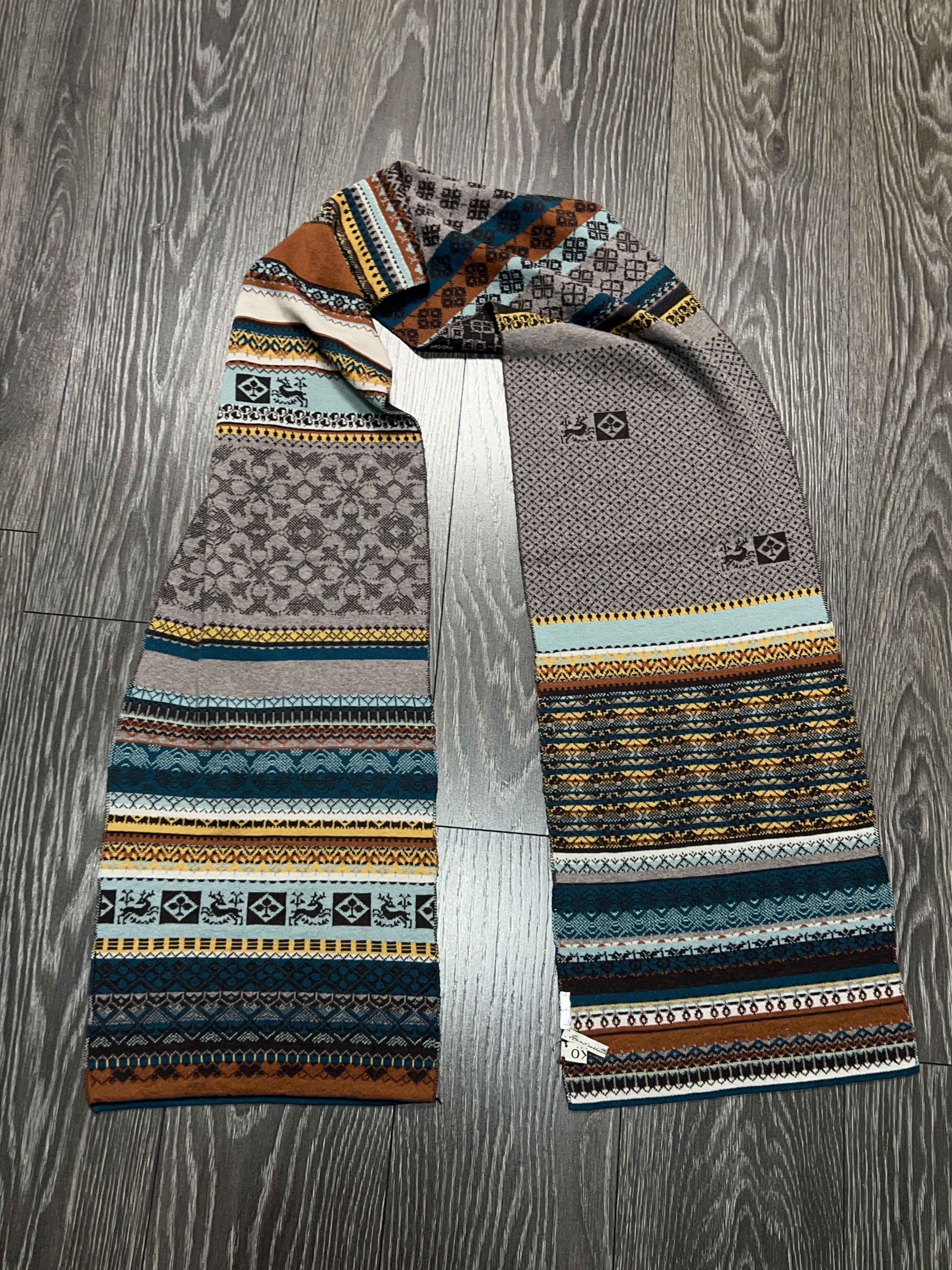 Traditional Weatherwear Womens IVKO Scarf Geometric Wool Long Shawl Size 81 x 11 in. Size ONE SIZE - 6 Thumbnail