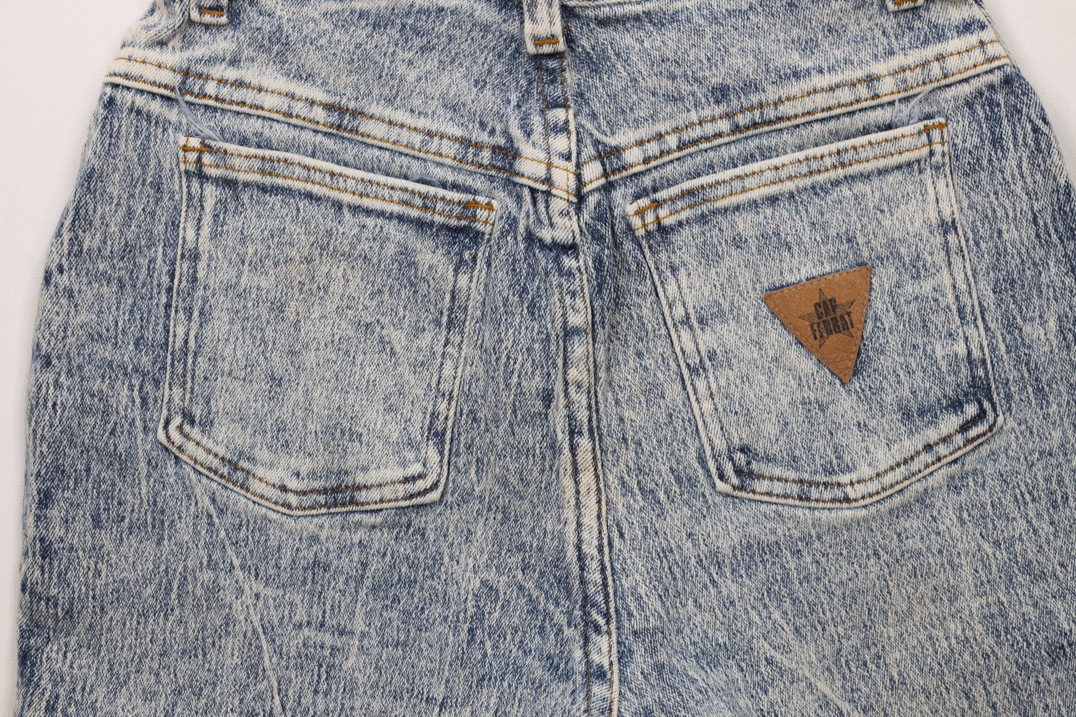 Vintage Vintage 90s Streetwear Acid Wash Cut Off Denim Jean Shorts Size 28" / US 6 / IT 42 - 11 Thumbnail
