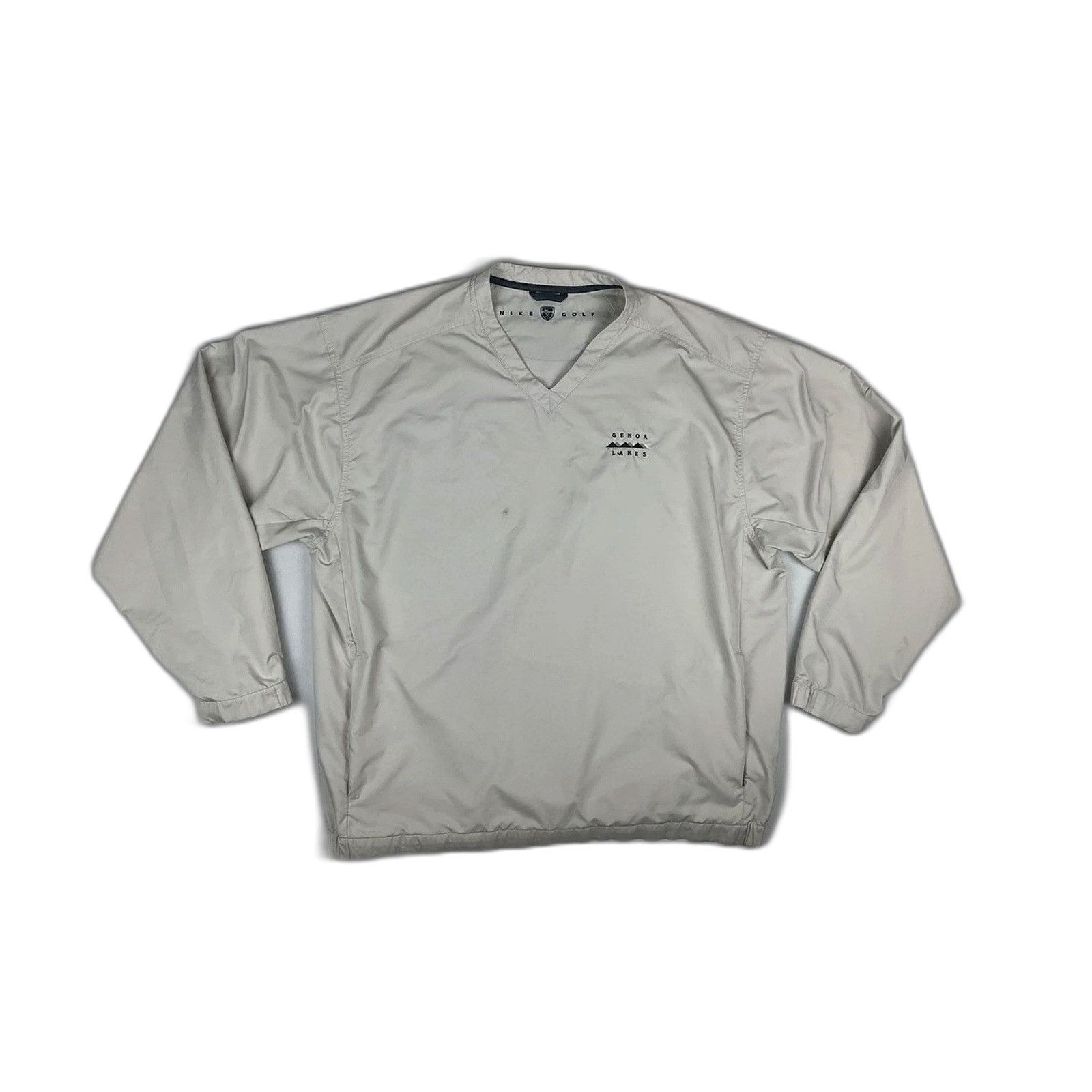 Nike Nike Golf Pullover Windbreaker Mens XL Beige Genoa Lakes V N Size US XL / EU 56 / 4 - 1 Thumbnail