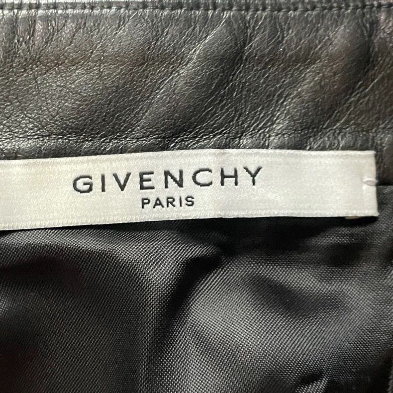 Givenchy Givenchy Black Full Leather Skirt Size 40 Size XS / US 0-2 / IT 36-38 - 3 Thumbnail