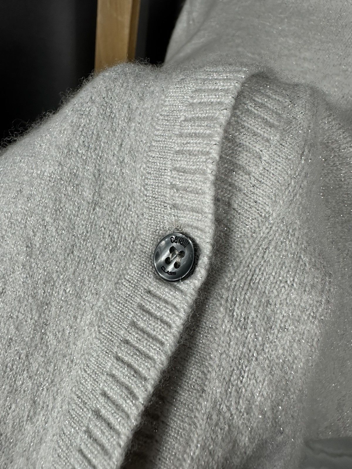 Cavalli Class Cavalli Class Knitted Cardigan Size XL / US 12-14 / IT 48-50 - 9 Thumbnail