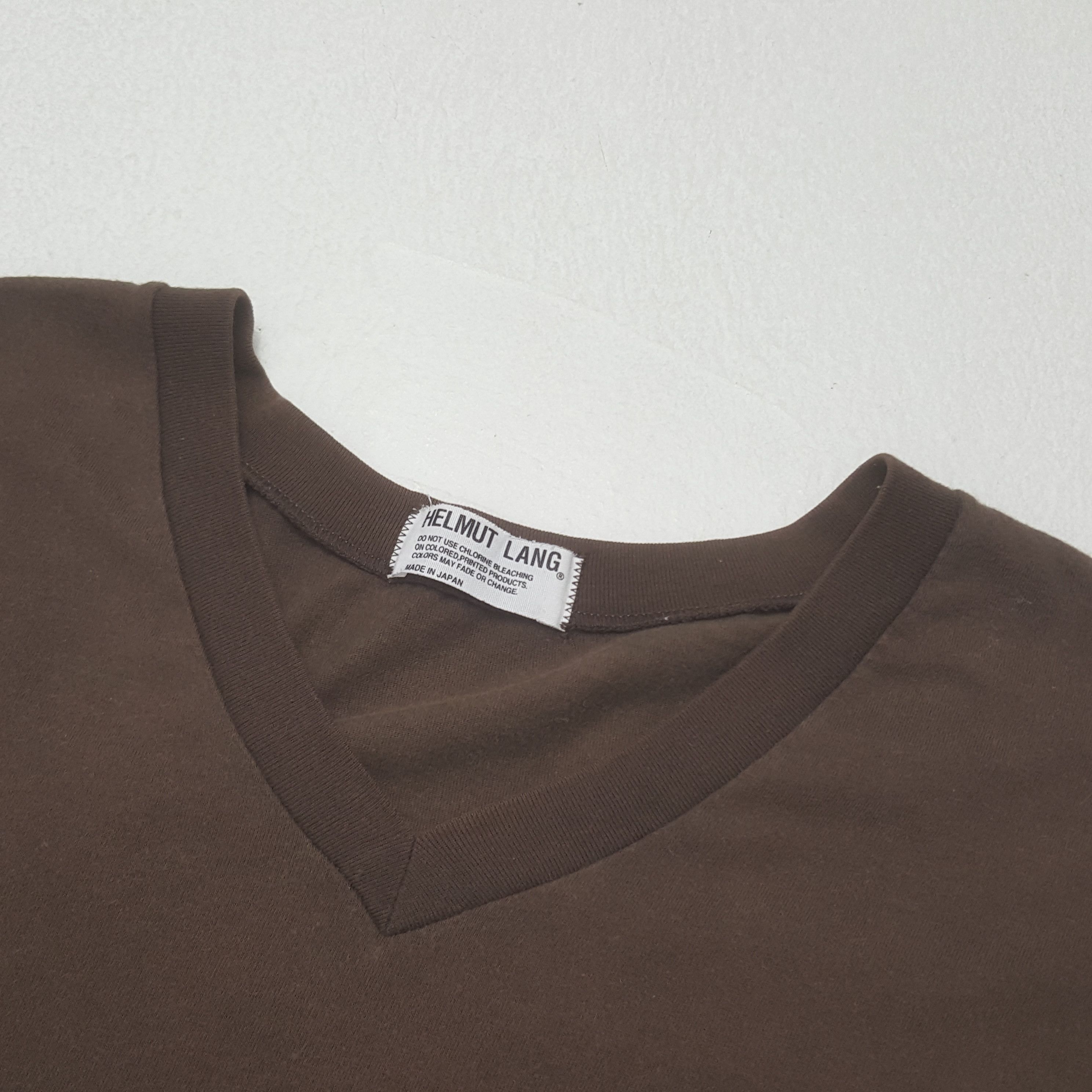 Helmut Lang × Vintage Vintage Helmut Lang Fashion Brand Plain Tshirt Size US M / EU 48-50 / 2 - 3 Thumbnail