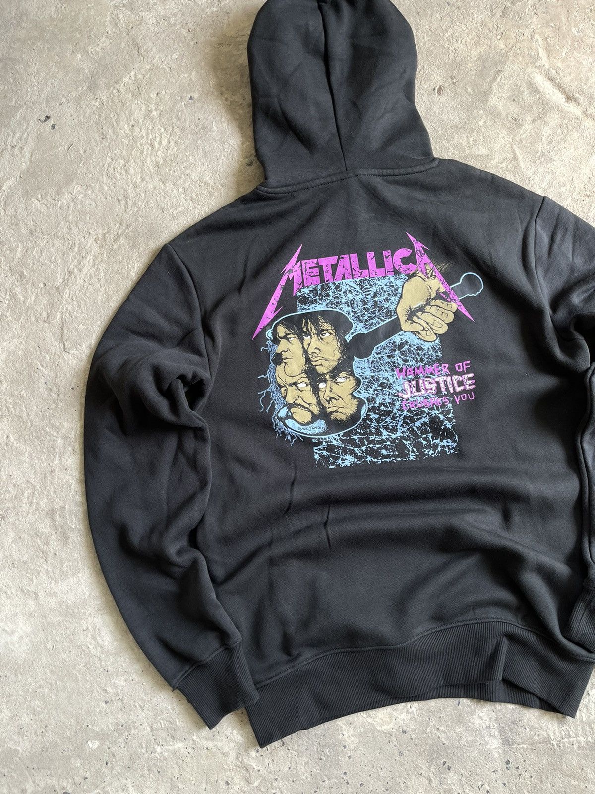 Metallica METALLICA Damaged Justice Y2k Rock Band Fleeced Hoodie Size US S / EU 44-46 / 1 - 7 Thumbnail