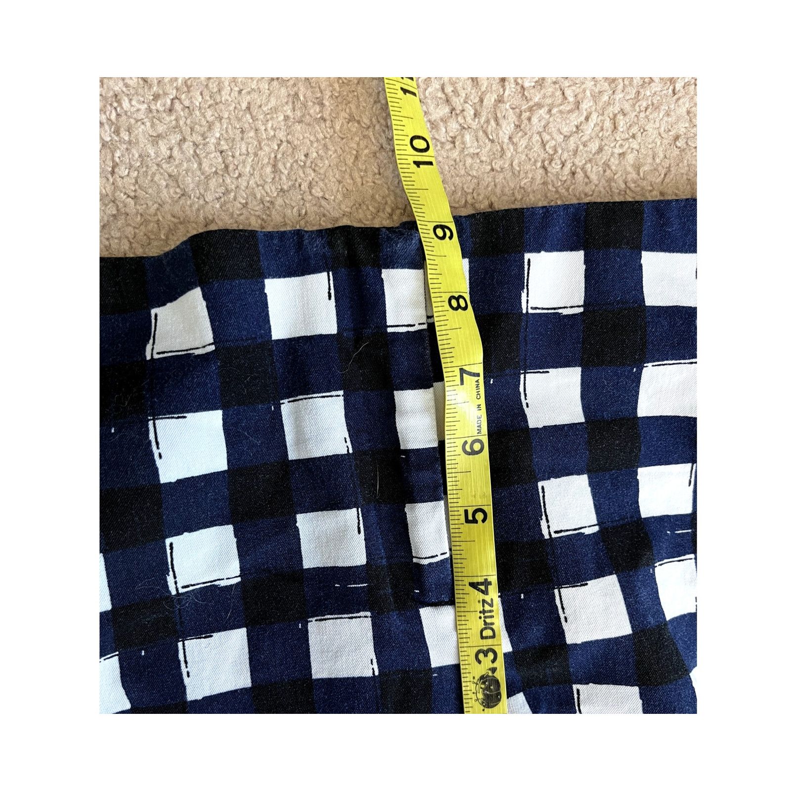 Alfani Women's Plaid Alfani Business Slacks 12 Size 34" / US 12 / IT 48 - 4 Thumbnail
