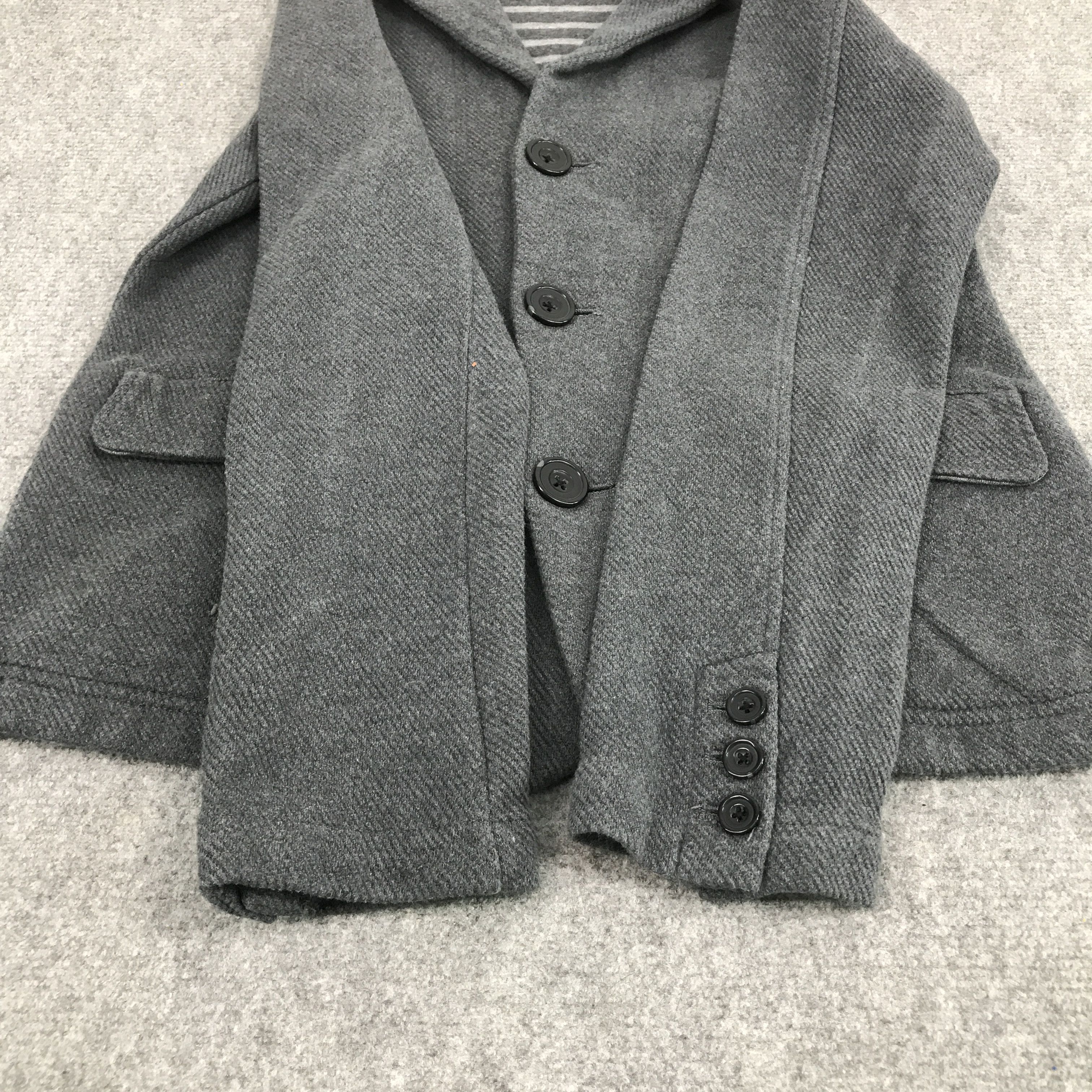 Japanese Brand × semanticdesign SEMANTICDESIGN BUTTON HOODIES STYLE BLAZER JACKET Size US M / EU 48-50 / 2 - 8 Thumbnail