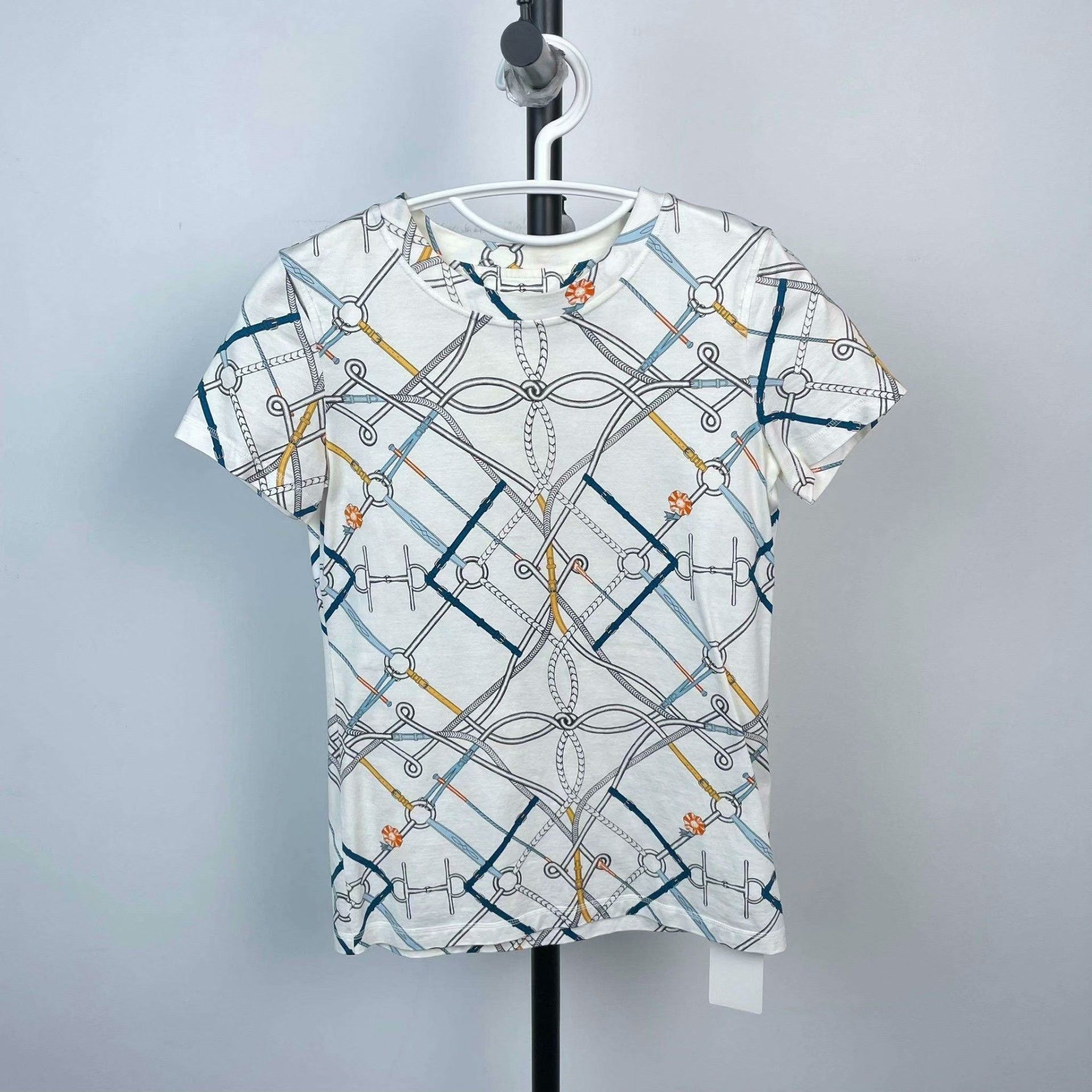 Hermes Hermes Cotton T-Shirt 34 Women Size XS / US 0-2 / IT 36-38 - 1 Thumbnail