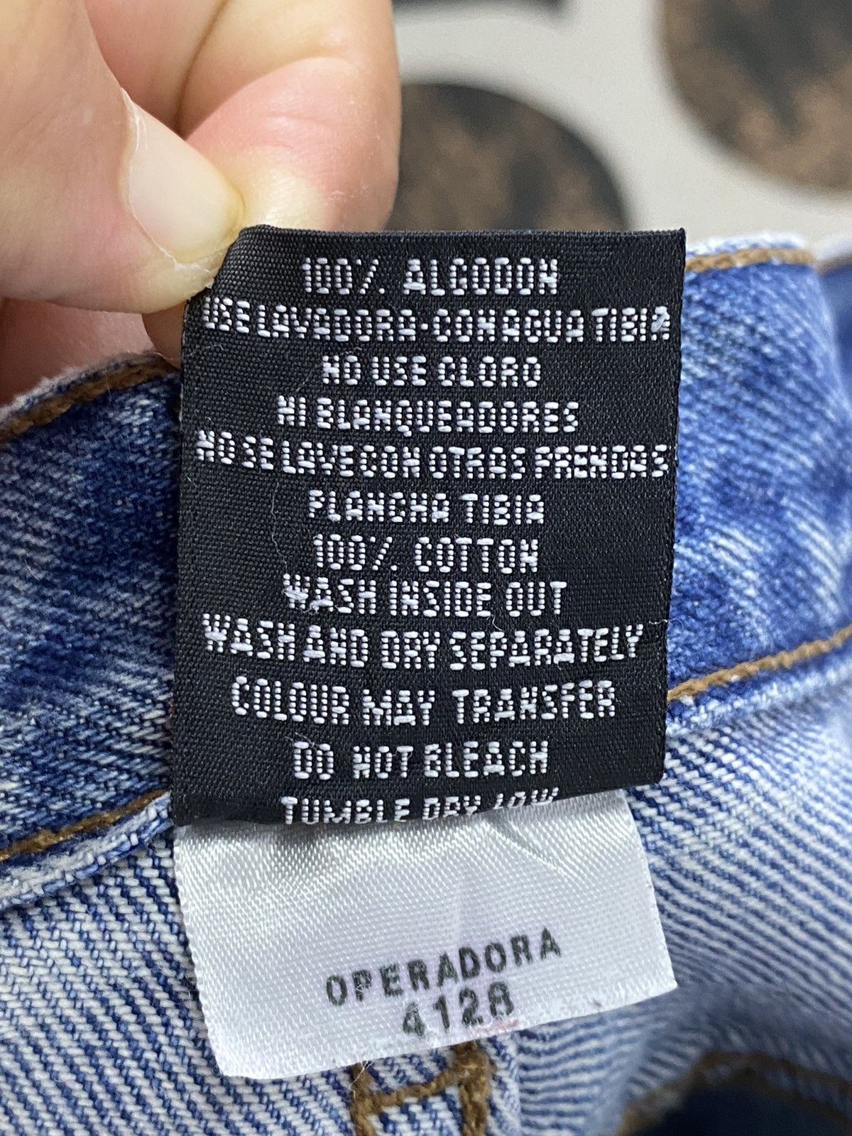 Japanese Brand × Vintage Threestar Denim Size US 34 / EU 50 - 18 Thumbnail