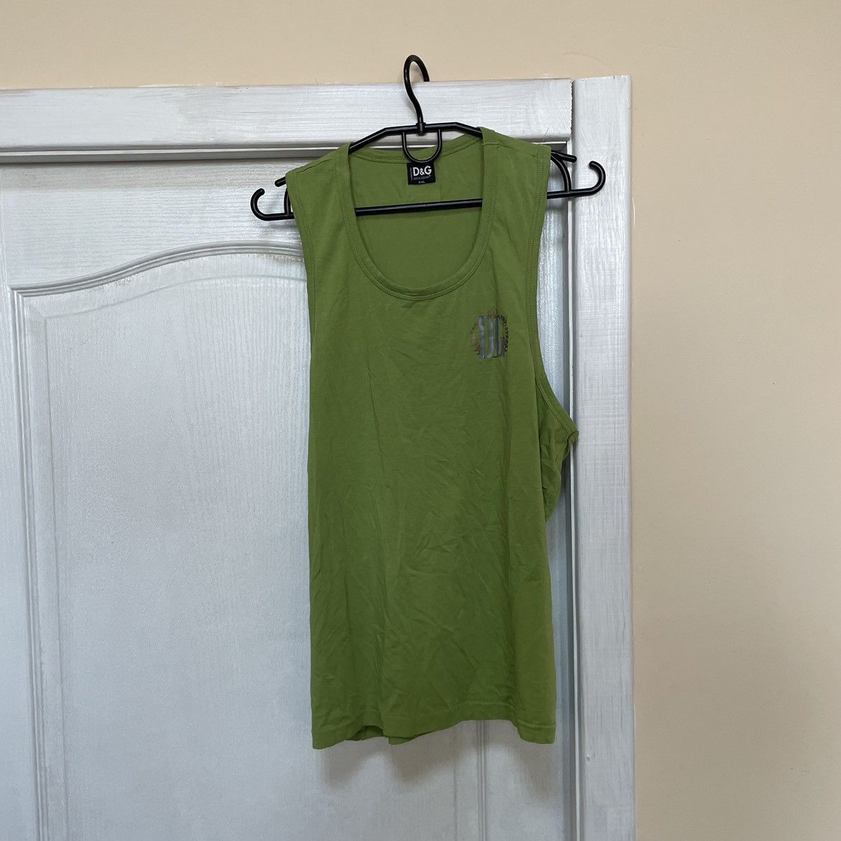 Japanese Brand × Vintage DOLCE GABANNA D&G green SLEEVELESS TANK TOP shirt tee Size US XL / EU 56 / 4 - 1 Thumbnail