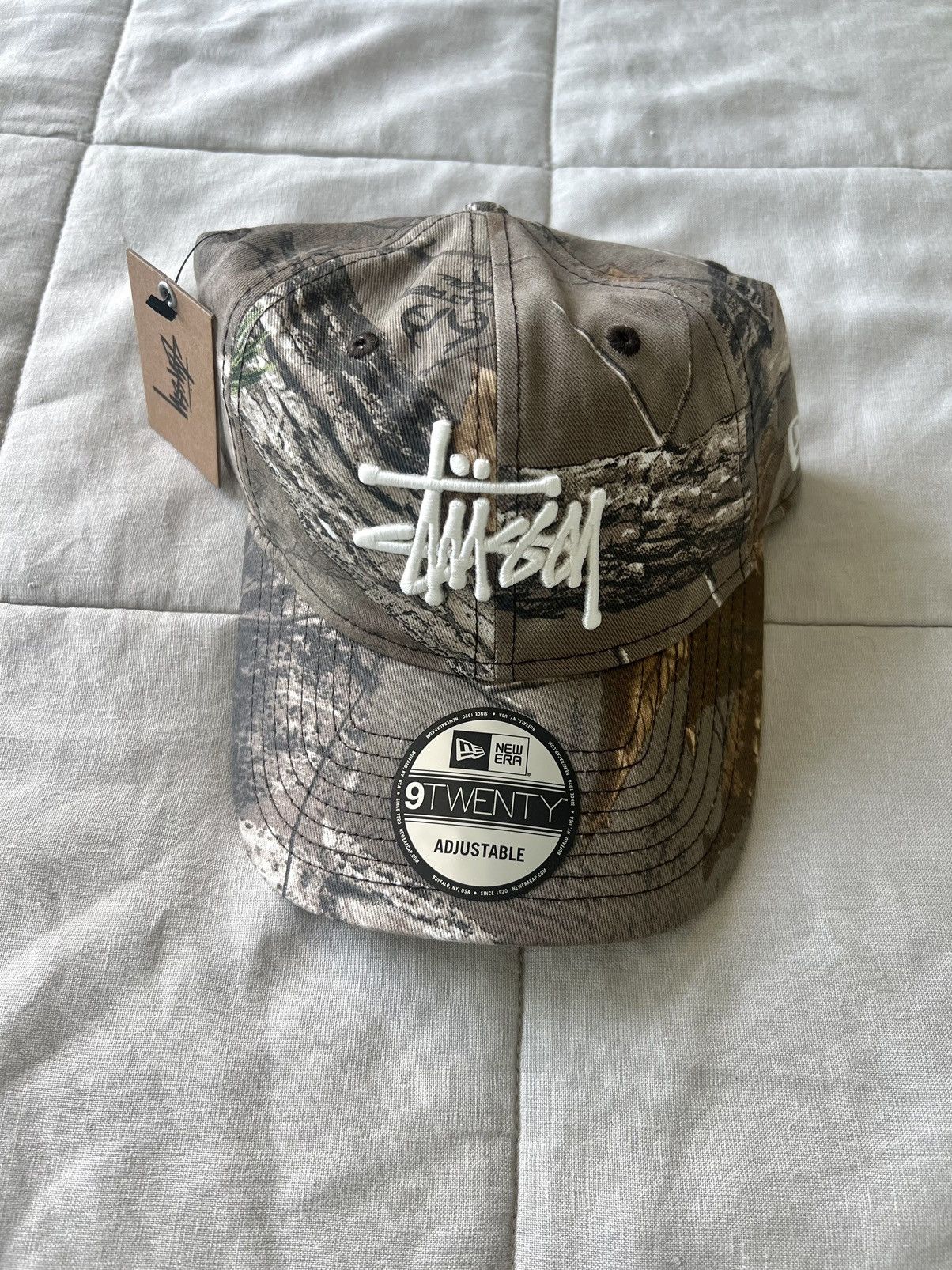 stussy リアルツリー 6panel cap ストックロゴ Stussy Real Tree 6Panel Cap Stock Logo Beautiful design Easy
