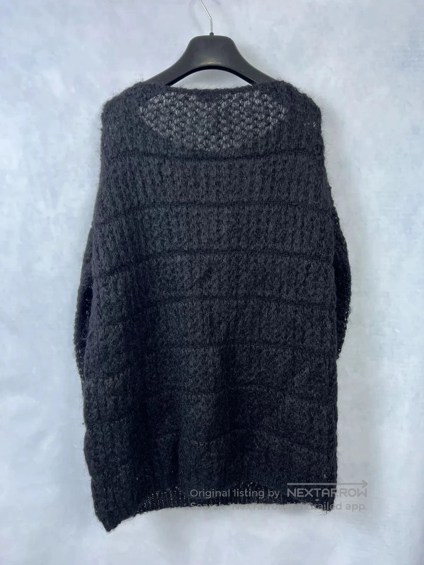 Saint Laurent Paris Saint Laurent Black Warrior Knit Sweater. Size XXS / US 00 / IT 34 - 2 Thumbnail