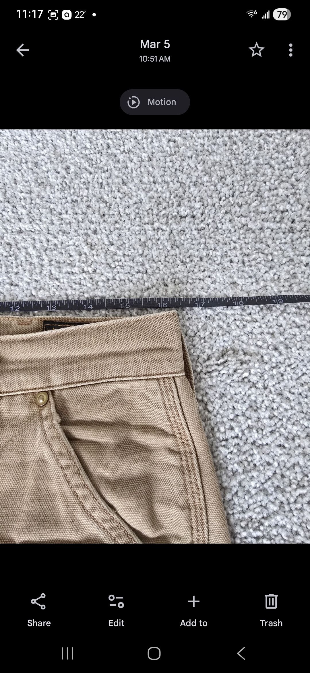 Orslow Orslow Painter Pants Brown Size 2 Good Condition Size US 32 / EU 48 - 4 Thumbnail