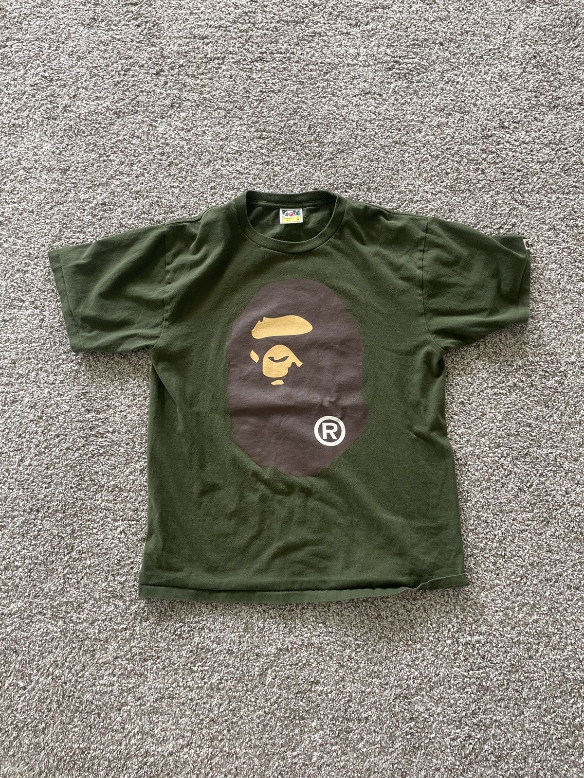 Bape BAPE Big Ape Head Tee Size US L / EU 52-54 / 3 - 1 Thumbnail