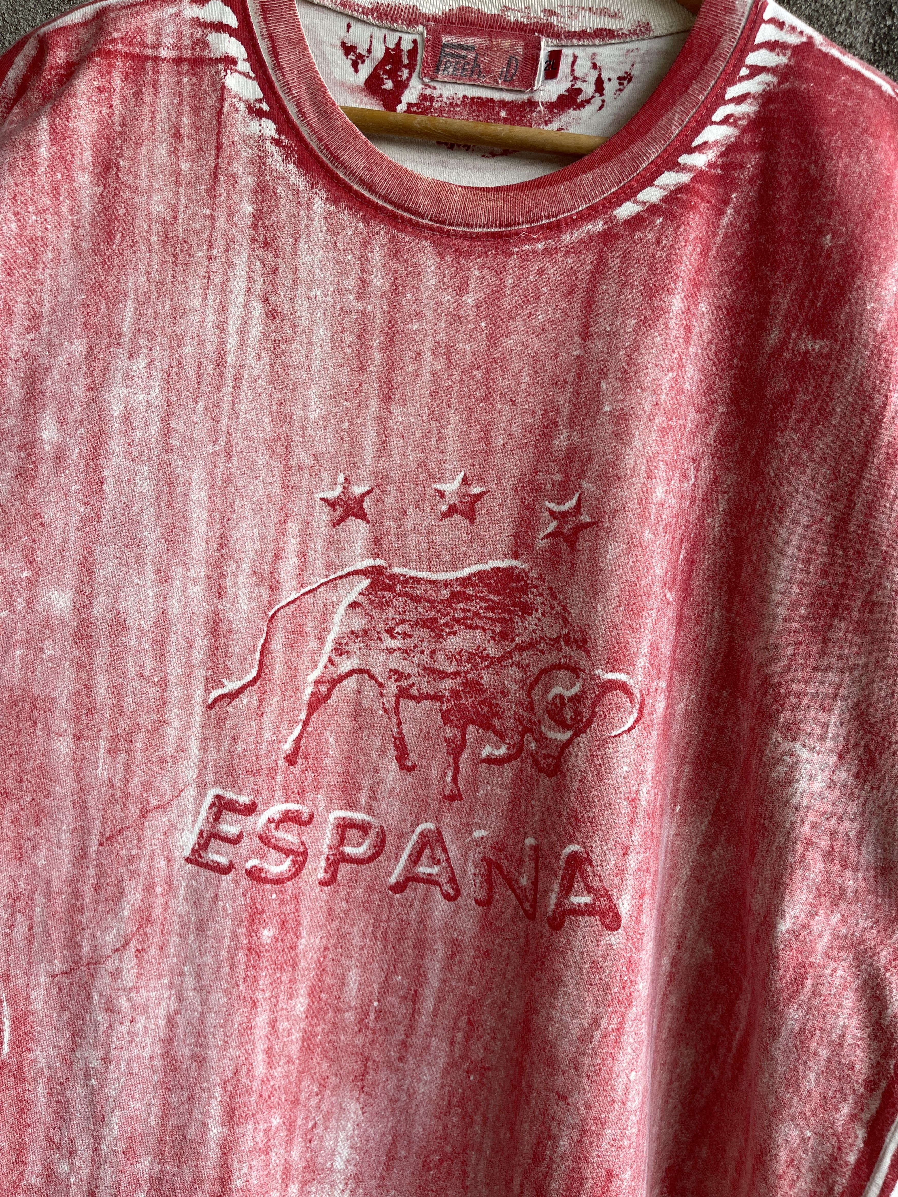 Freenote Vintage’90s🔥Espana Spain🔥Big Logo Free Hand Mosquitohead Tee Size US XXL / EU 58 / 5 - 3 Thumbnail