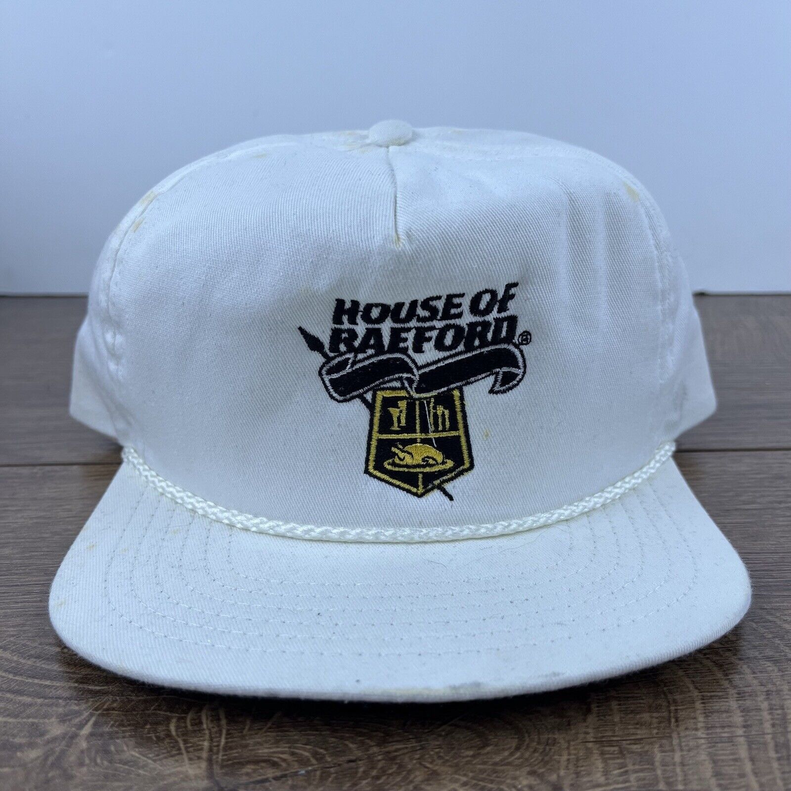 Other House of Raeford Hat Snapback Hat White Hat Adjustable White Size ONE SIZE - 2 Thumbnail